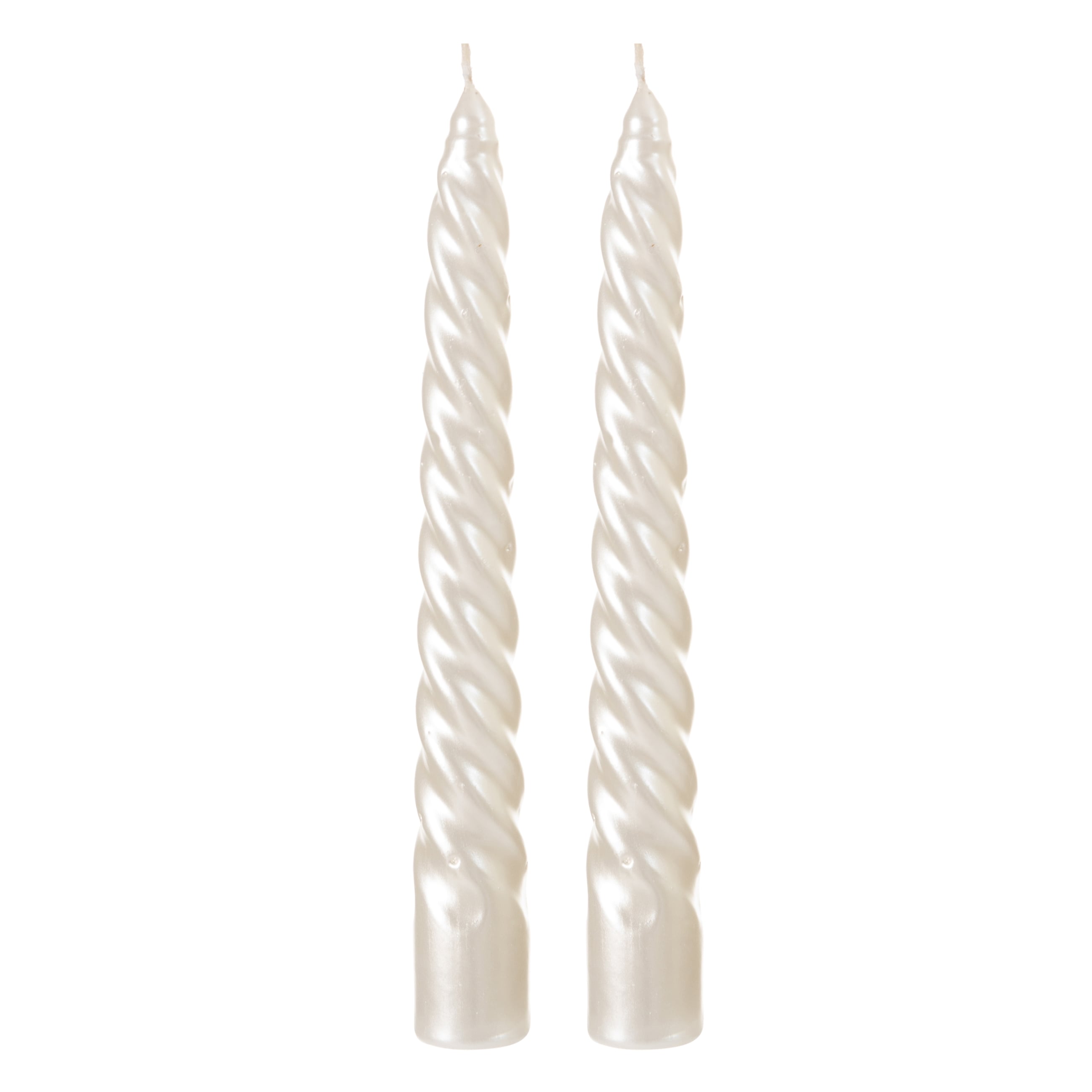 2Lİ BURGULU ŞAMDAN MUM SEDEF 18CM