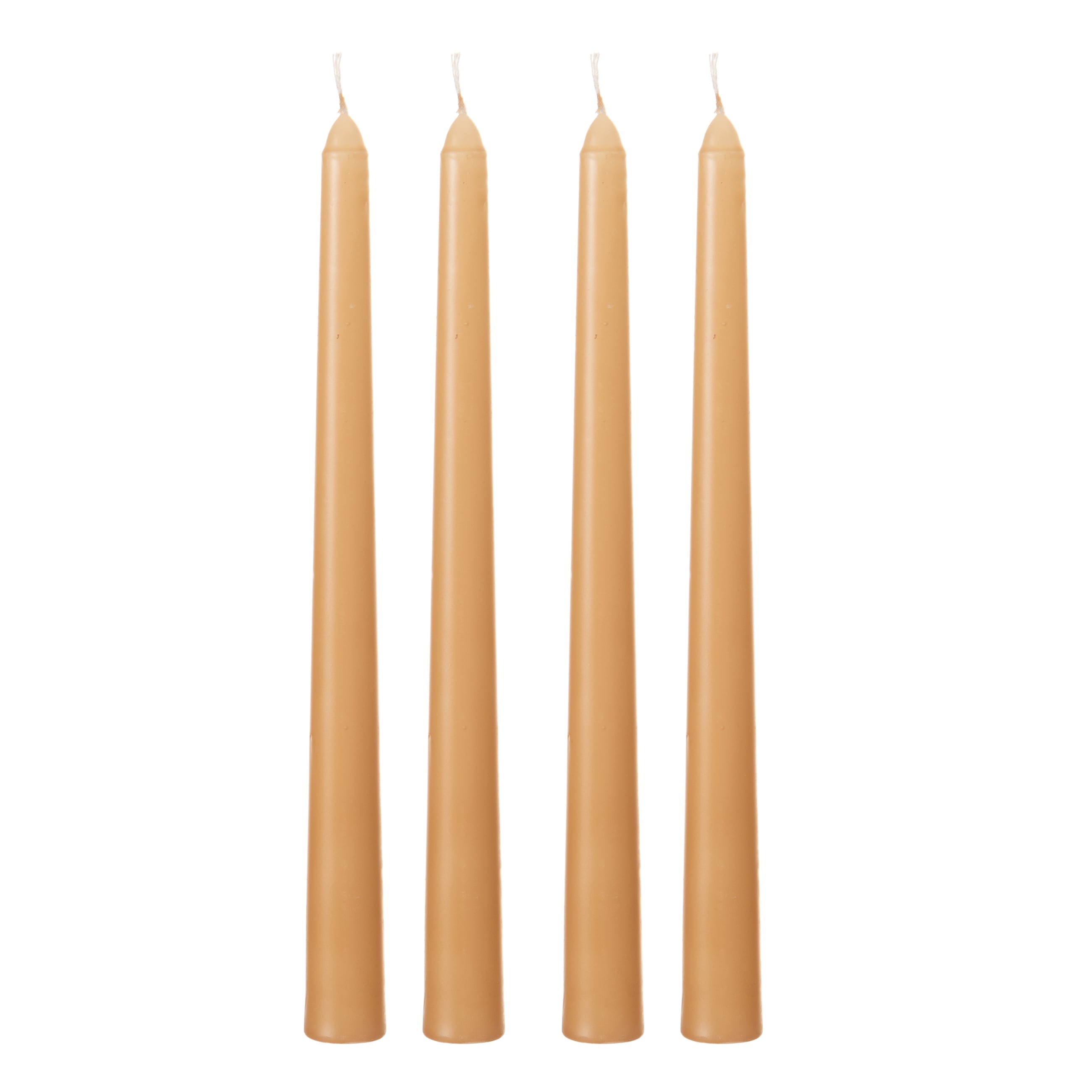 4LÜ ŞAMDAN MUM BEJ 25CM