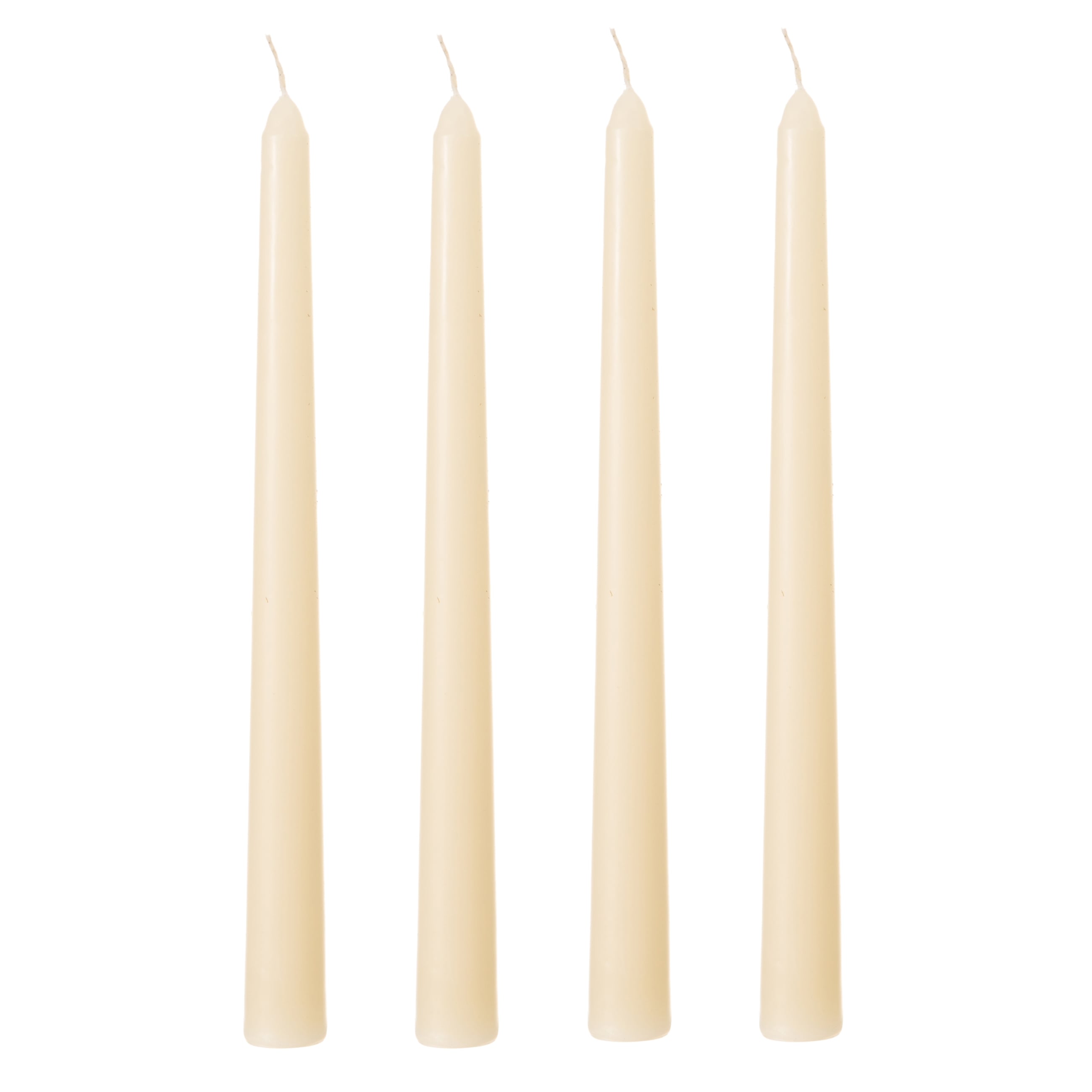 4LÜ ŞAMDAN MUM KREM 25CM