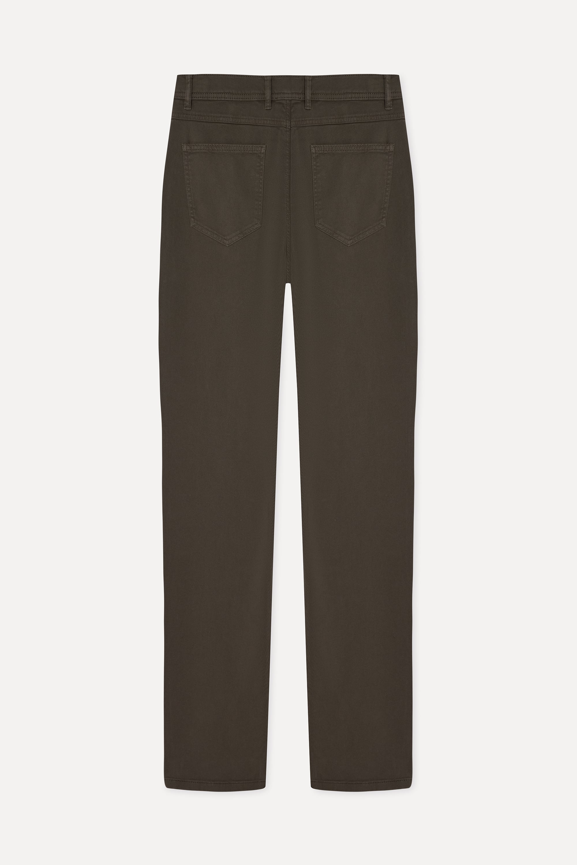 Erkek Kahverengi Slim Straight Fit Pantolon