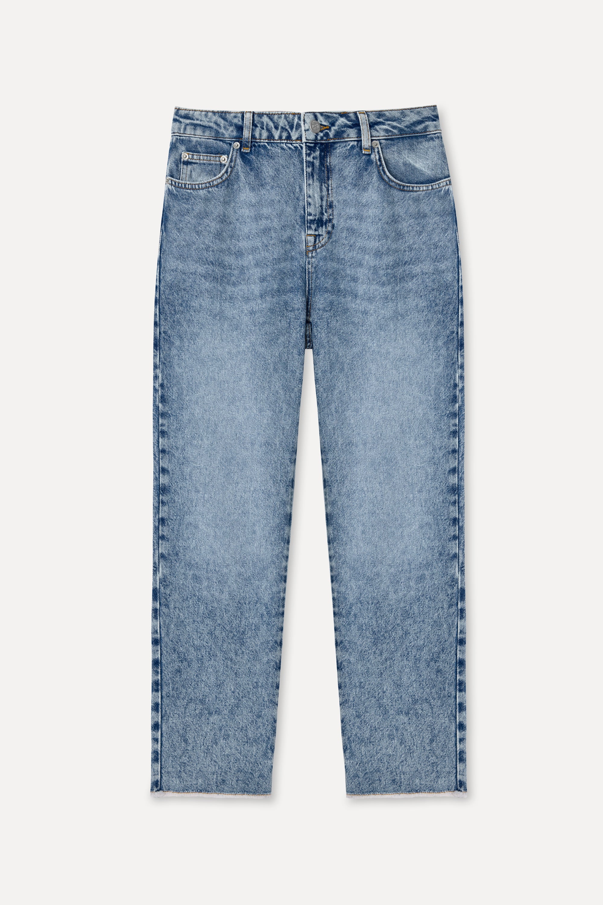 Kadın İndigo Straight Fit Jean Pantolon