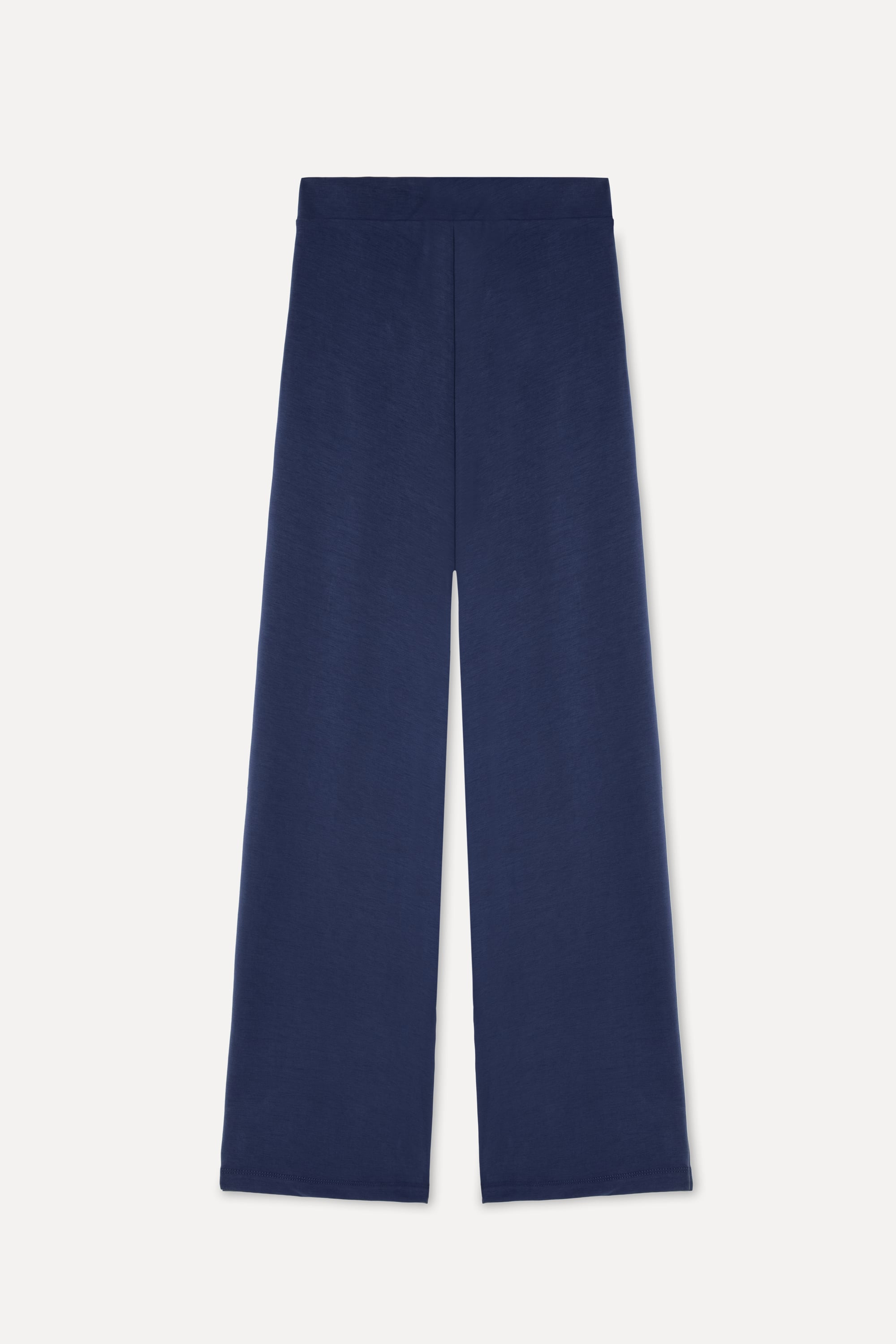 Kadın Lacivert Wide Leg Modal Karışımlı Pantolon