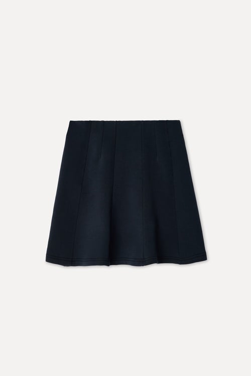  Kadın Siyah A Kesim Mini Etek