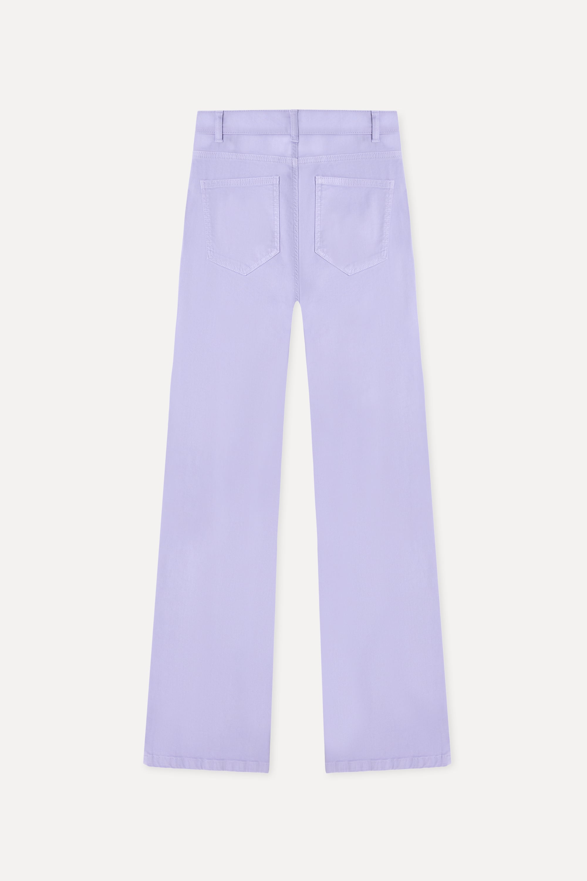 Kadın Lila Cep Detaylı Flare Fit Pantolon