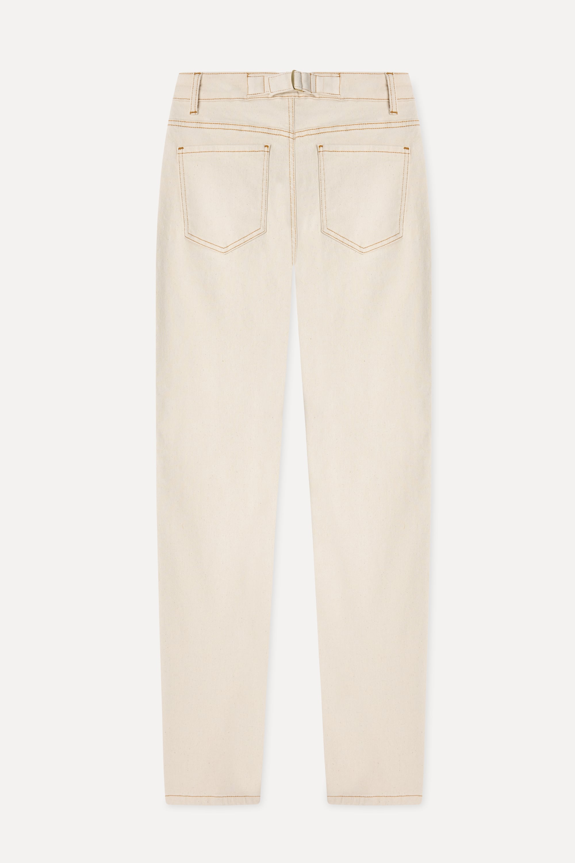 Kadın Ekru Straight Fit Pantolon