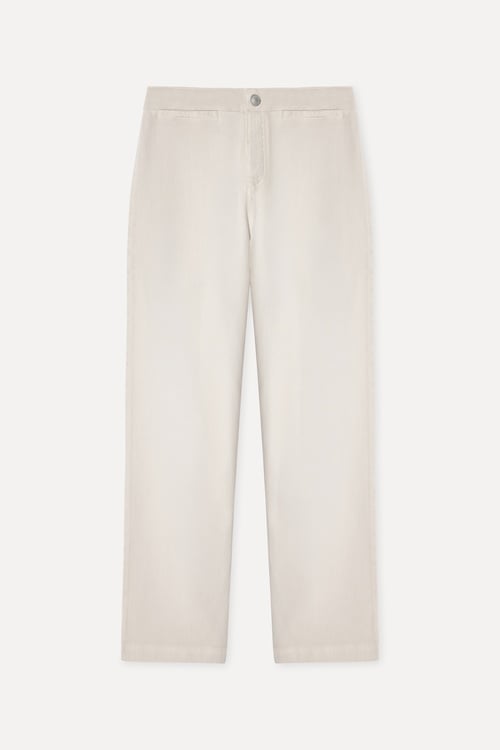 Kadın Ekru Culotte Fit Pantolon