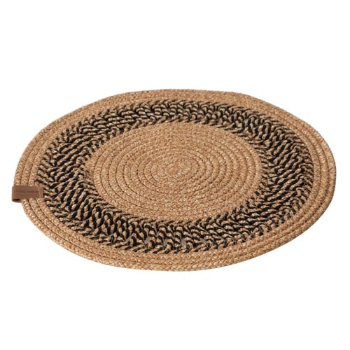 AMERİKAN SERVİSİ SİYAH KENAR DESENLİ 35 CM