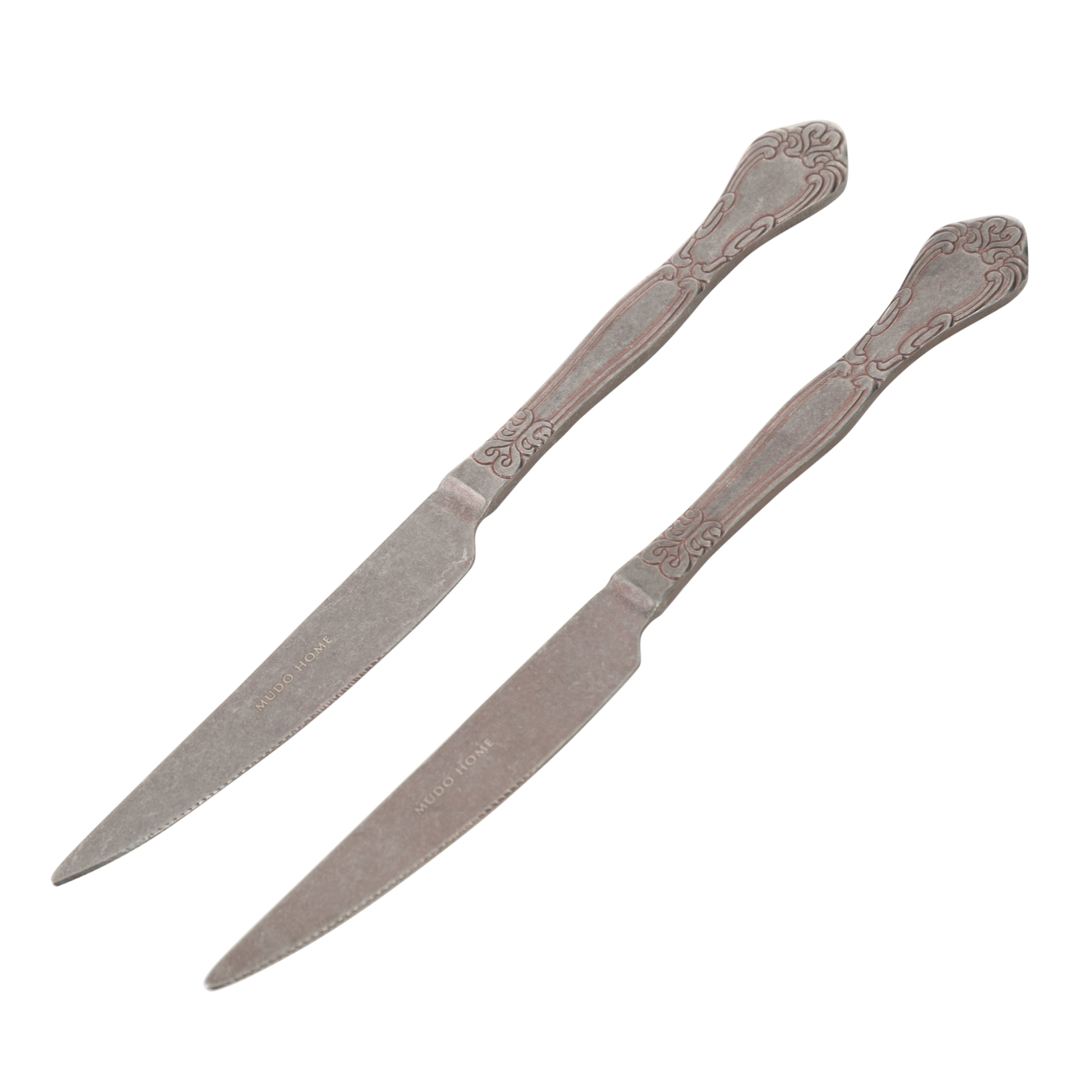 ANTIQUE STEEL GOLD YEMEK BIÇAĞI 2 Lİ SET