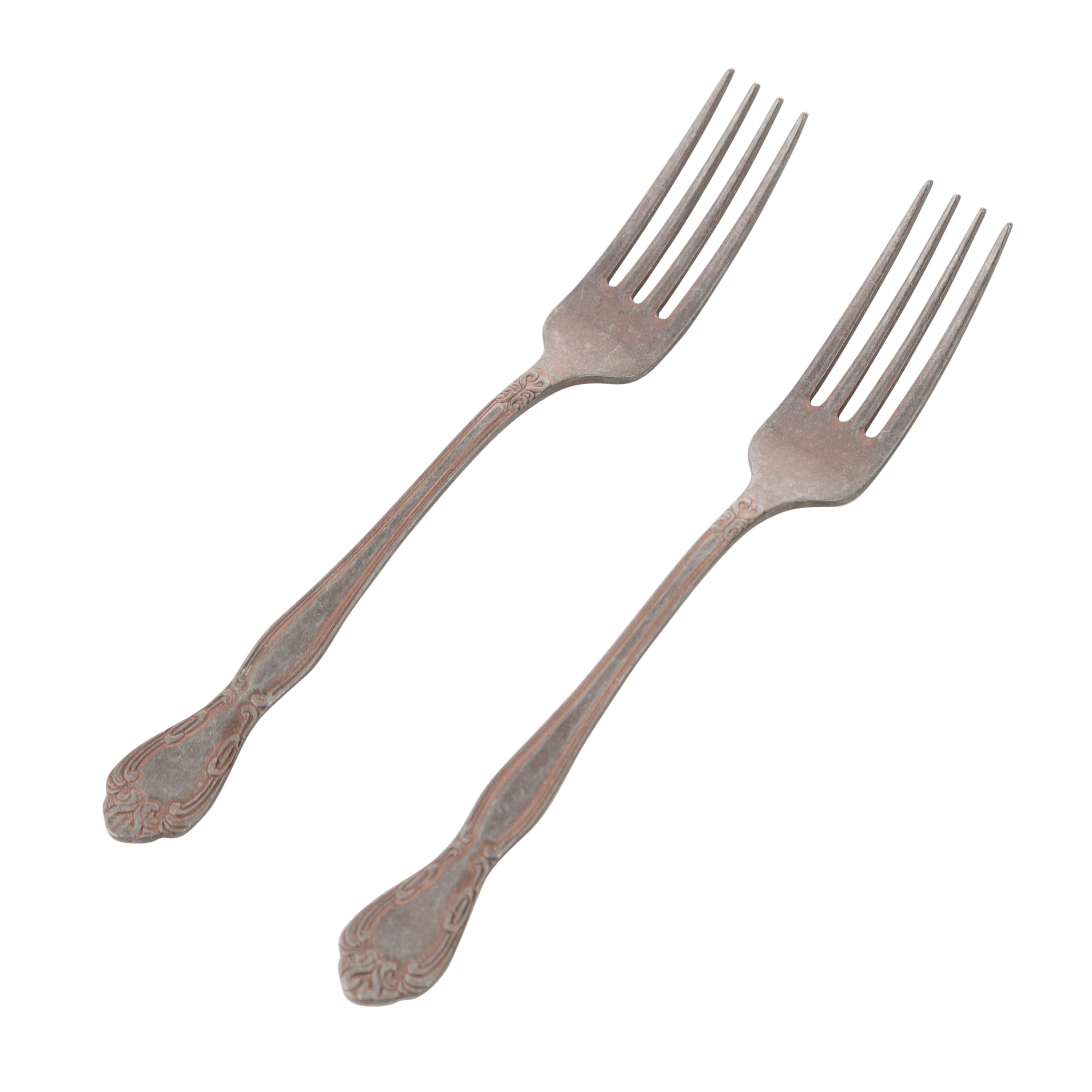 ANTIQUE STEEL GOLD TATLI ÇATALI 2 Lİ SET