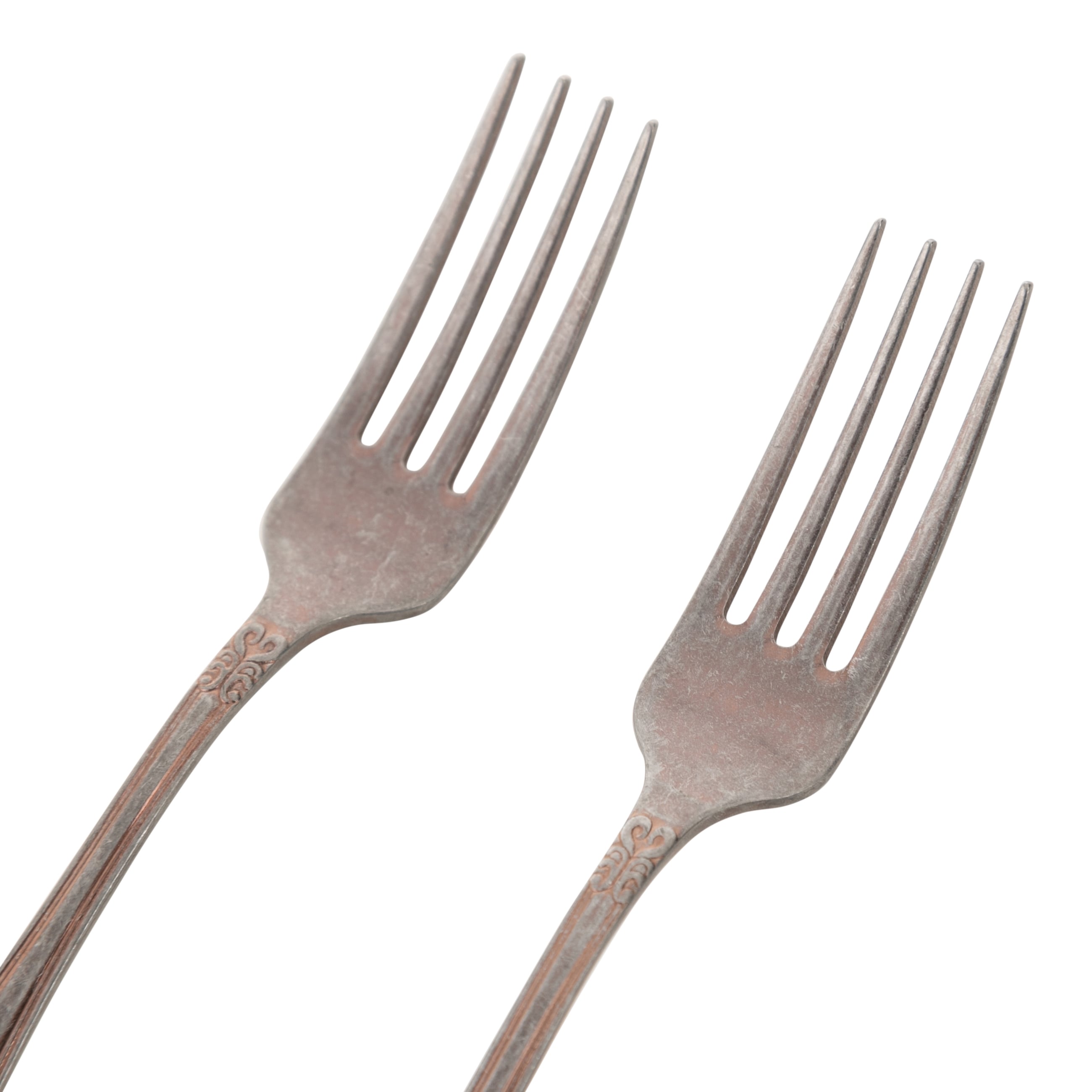 ANTIQUE STEEL GOLD TATLI ÇATALI 2 Lİ SET