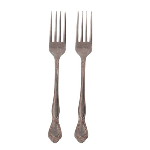 ANTIQUE STEEL GOLD TATLI ÇATALI 2 Lİ SET