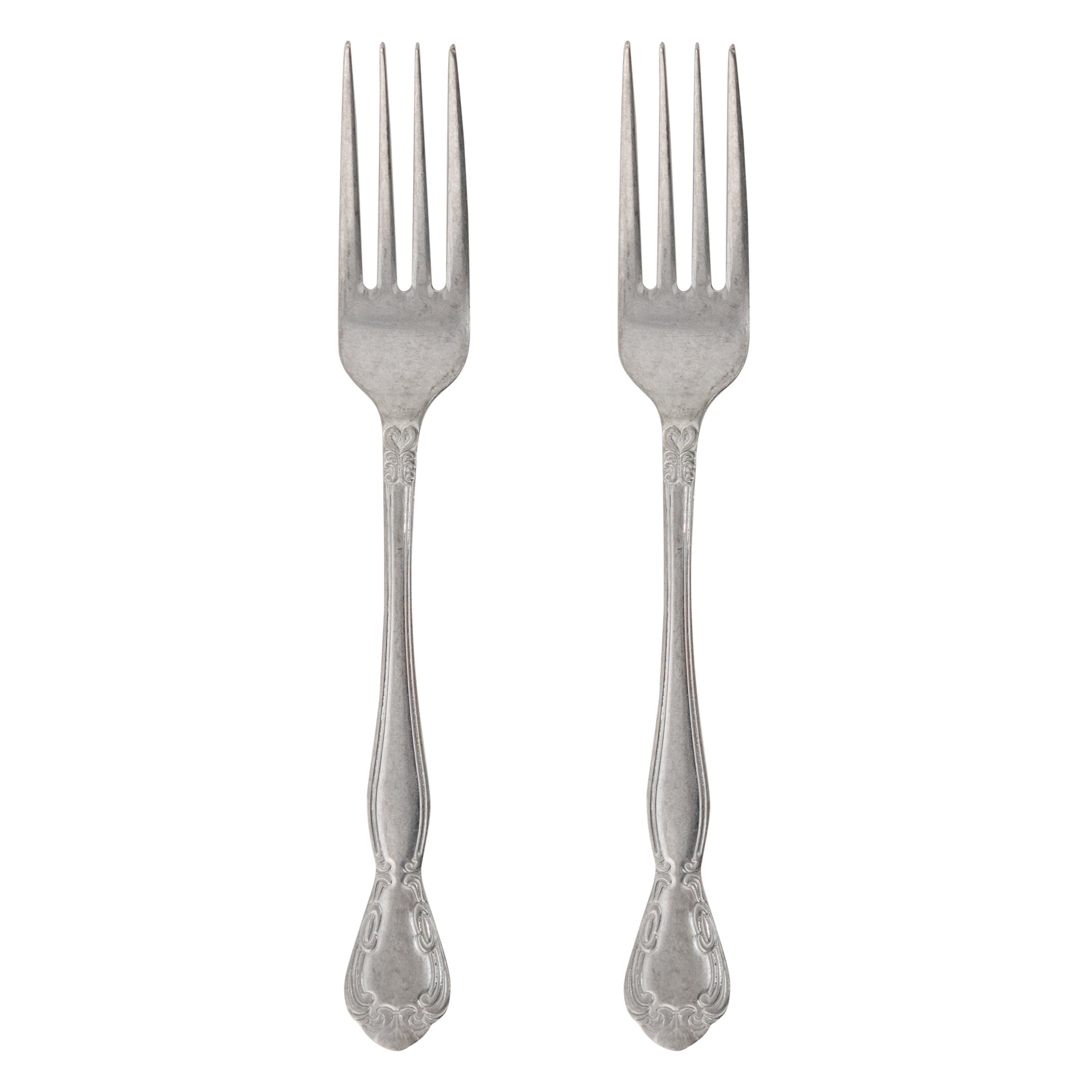 ANTIQUE STEEL YEMEK ÇATALI 2 Lİ SET