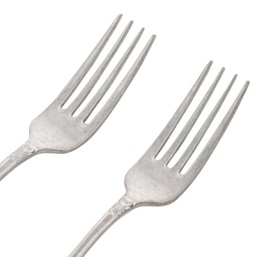 ANTIQUE STEEL YEMEK ÇATALI 2 Lİ SET