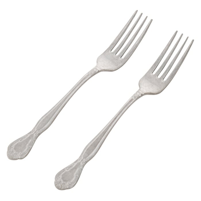 ANTIQUE STEEL YEMEK ÇATALI 2 Lİ SET