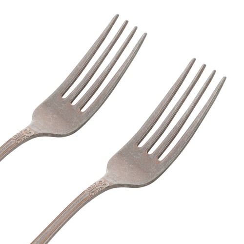 ANTIQUE STEEL GOLD YEMEK ÇATALI 2 Lİ SET