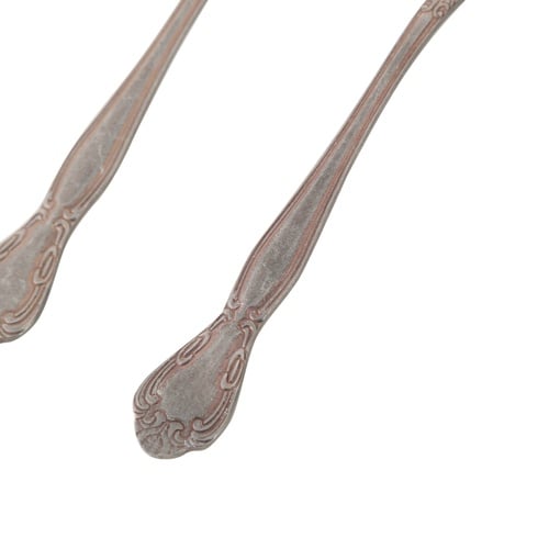 ANTIQUE STEEL GOLD YEMEK ÇATALI 2 Lİ SET