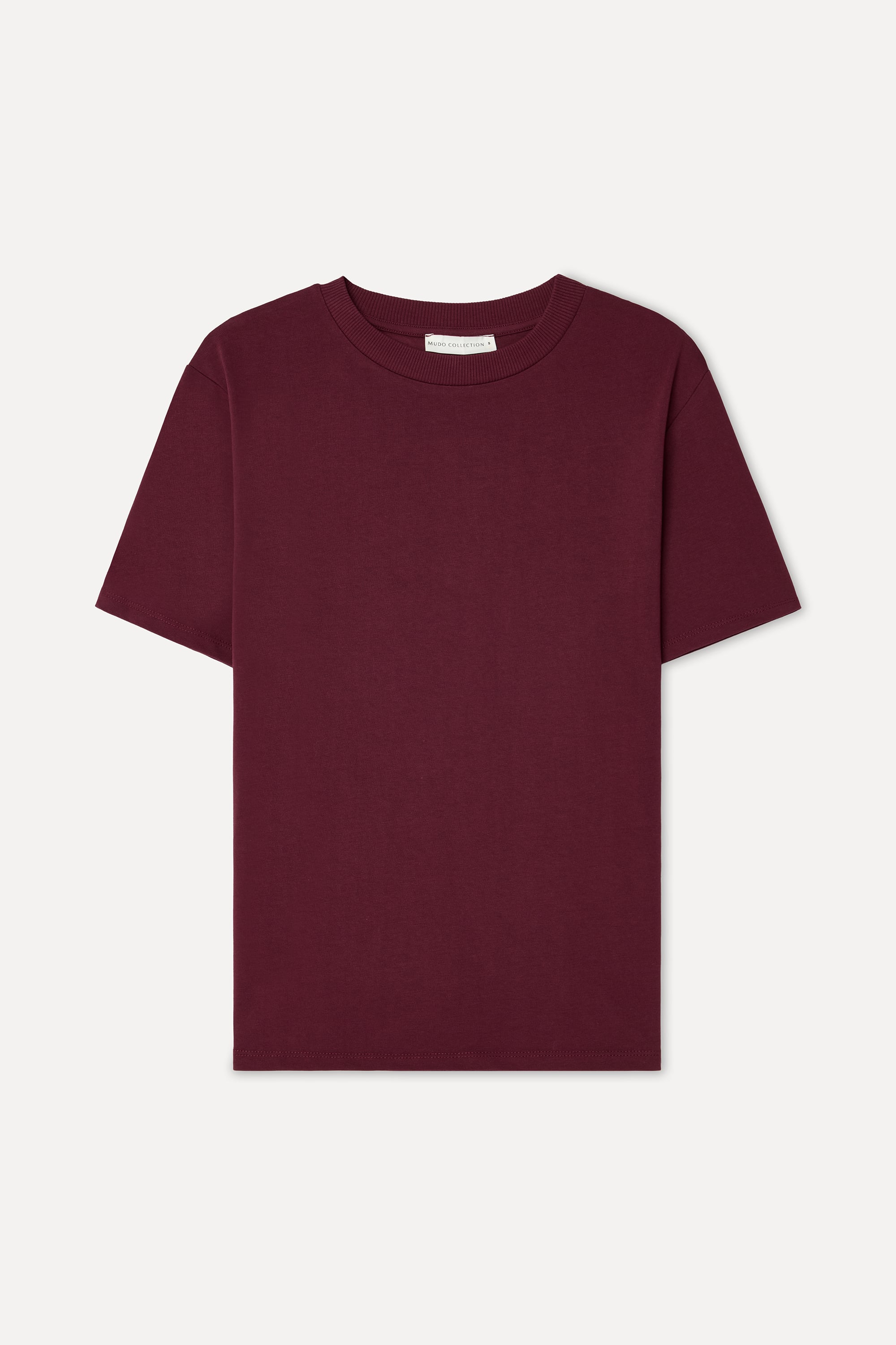 Kadın Bordo Bisiklet Yaka T-Shirt