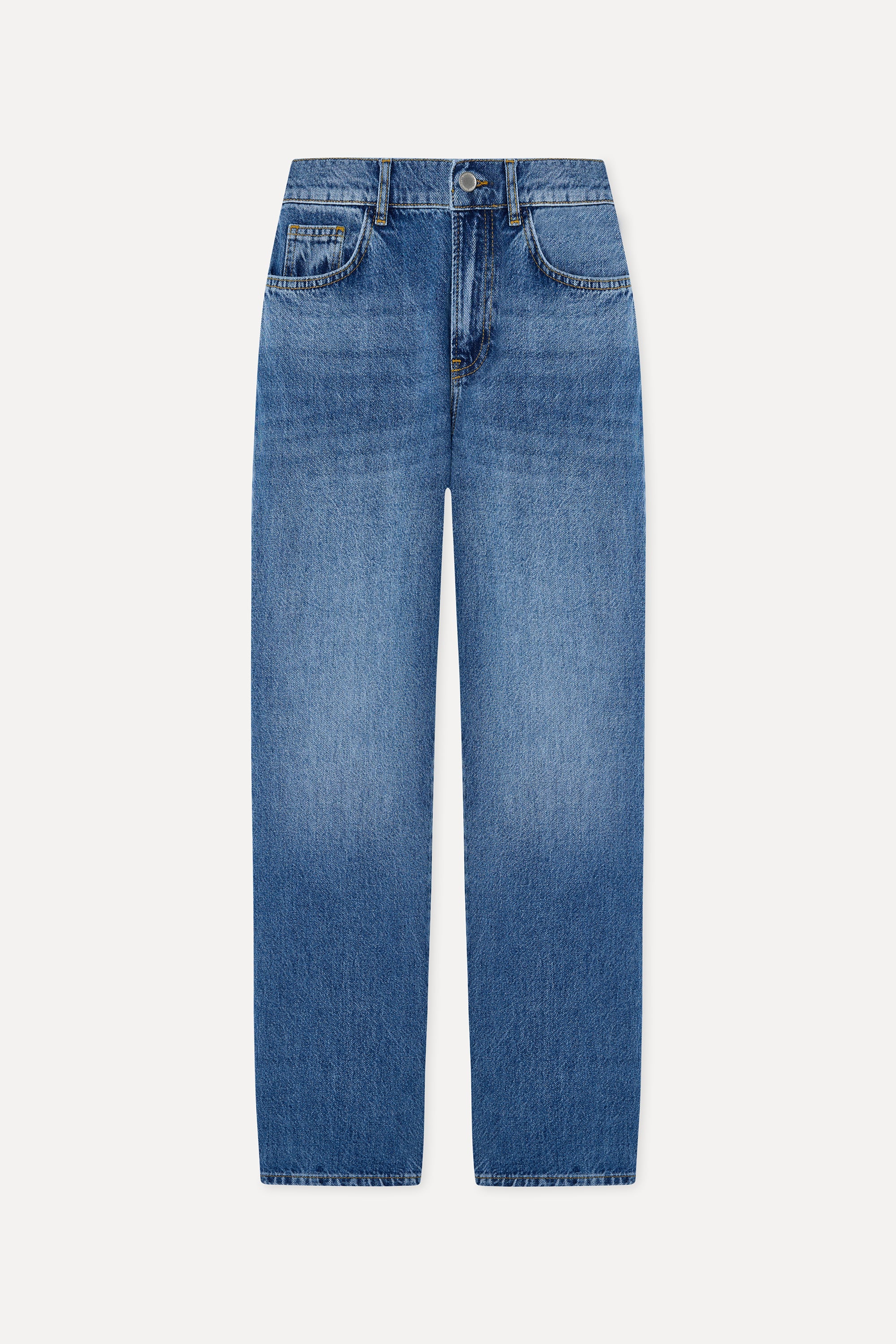 Kadın İndigo Straight Fit Pantolon