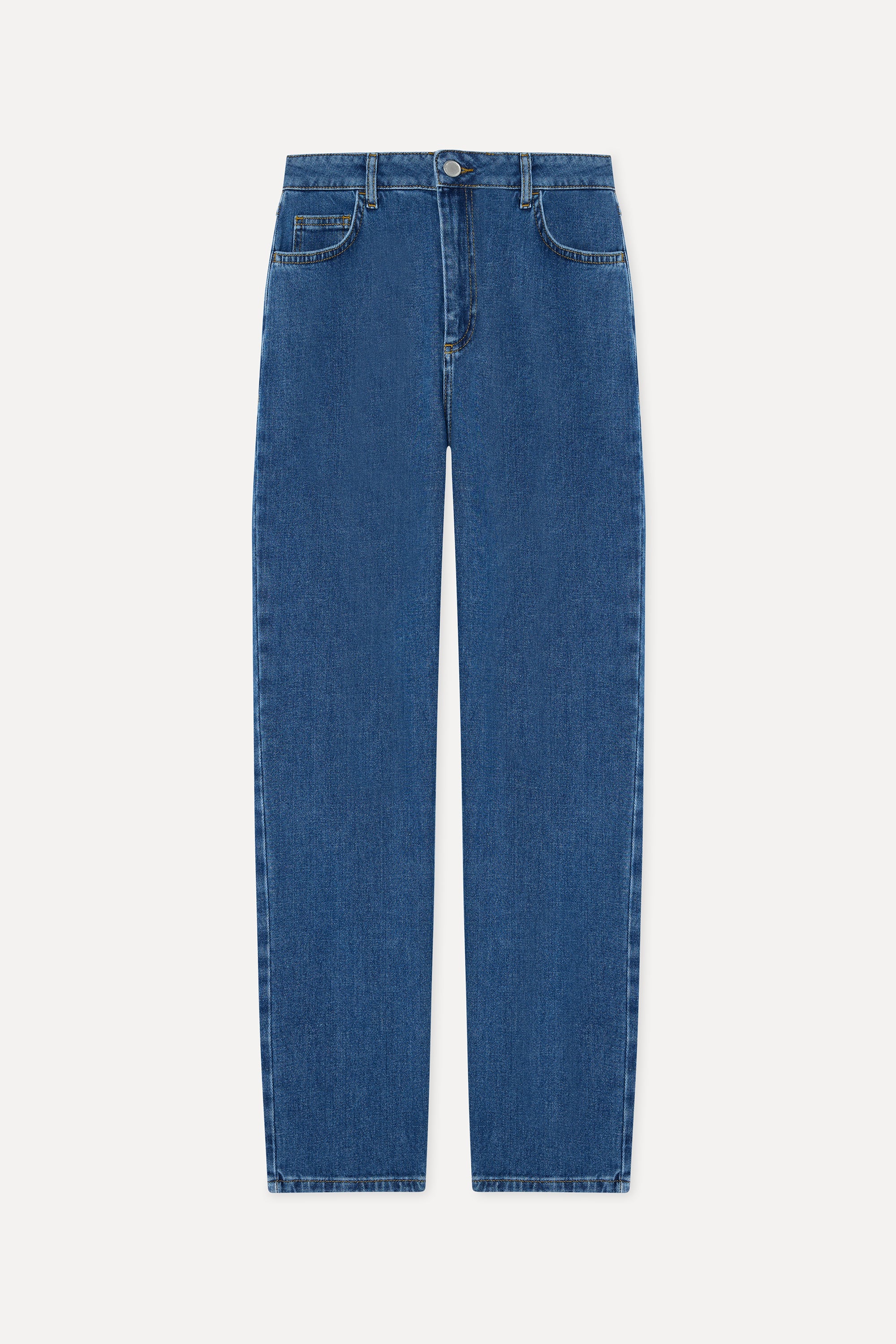 Kadın İndigo Straight Fit Pantolon