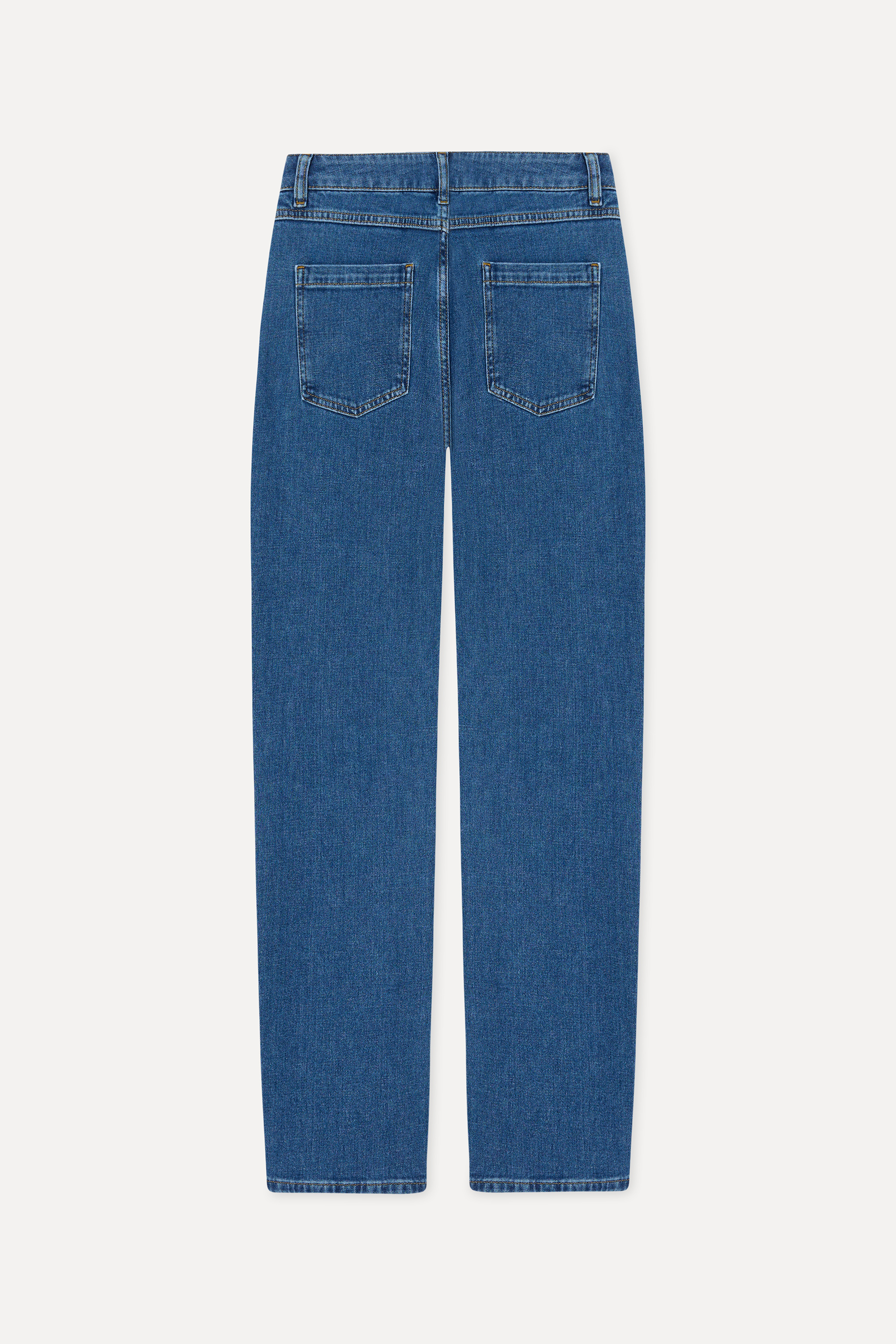 Kadın İndigo Straight Fit Pantolon
