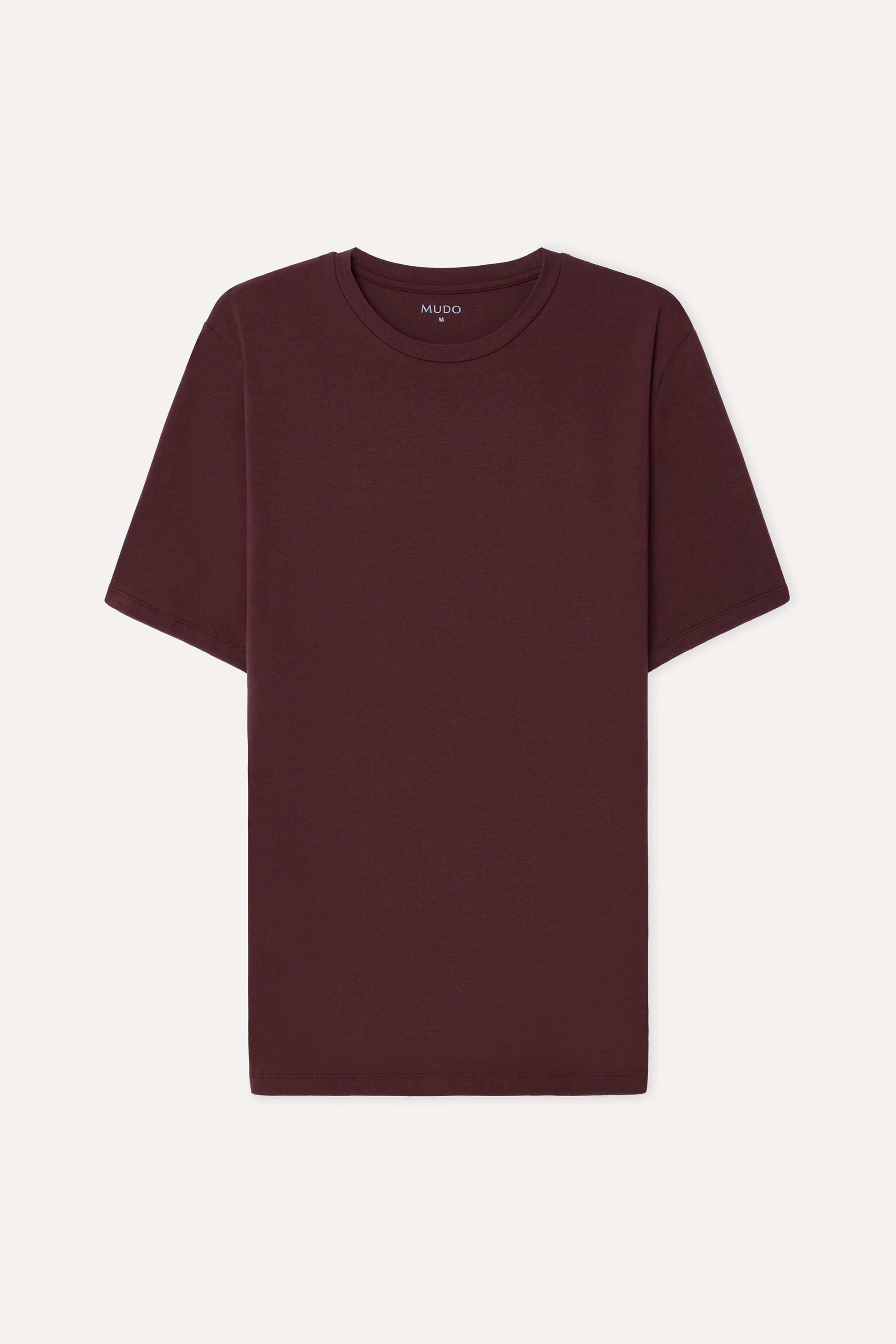 Erkek Mürdüm Bisiklet Yaka T-Shirt