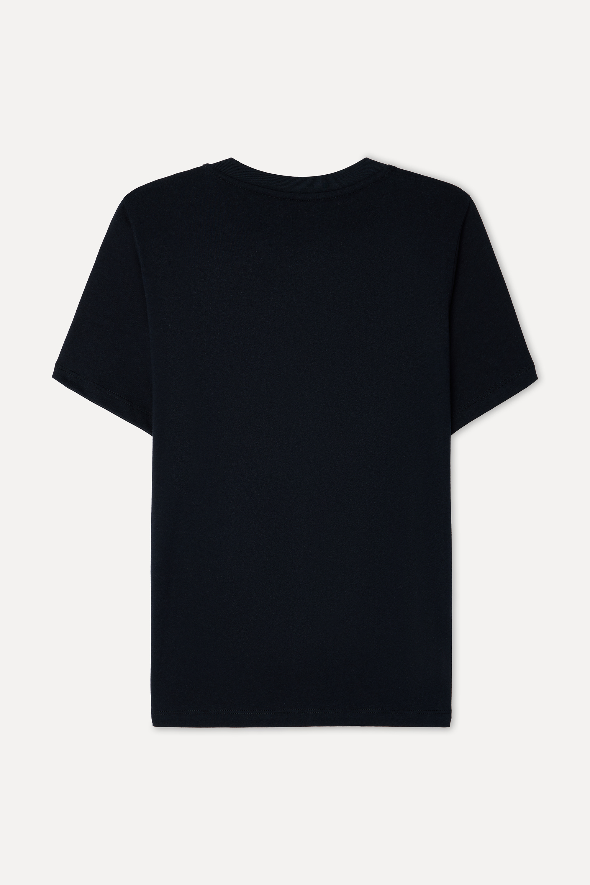 Kadın Siyah Bisiklet Yaka T-Shirt
