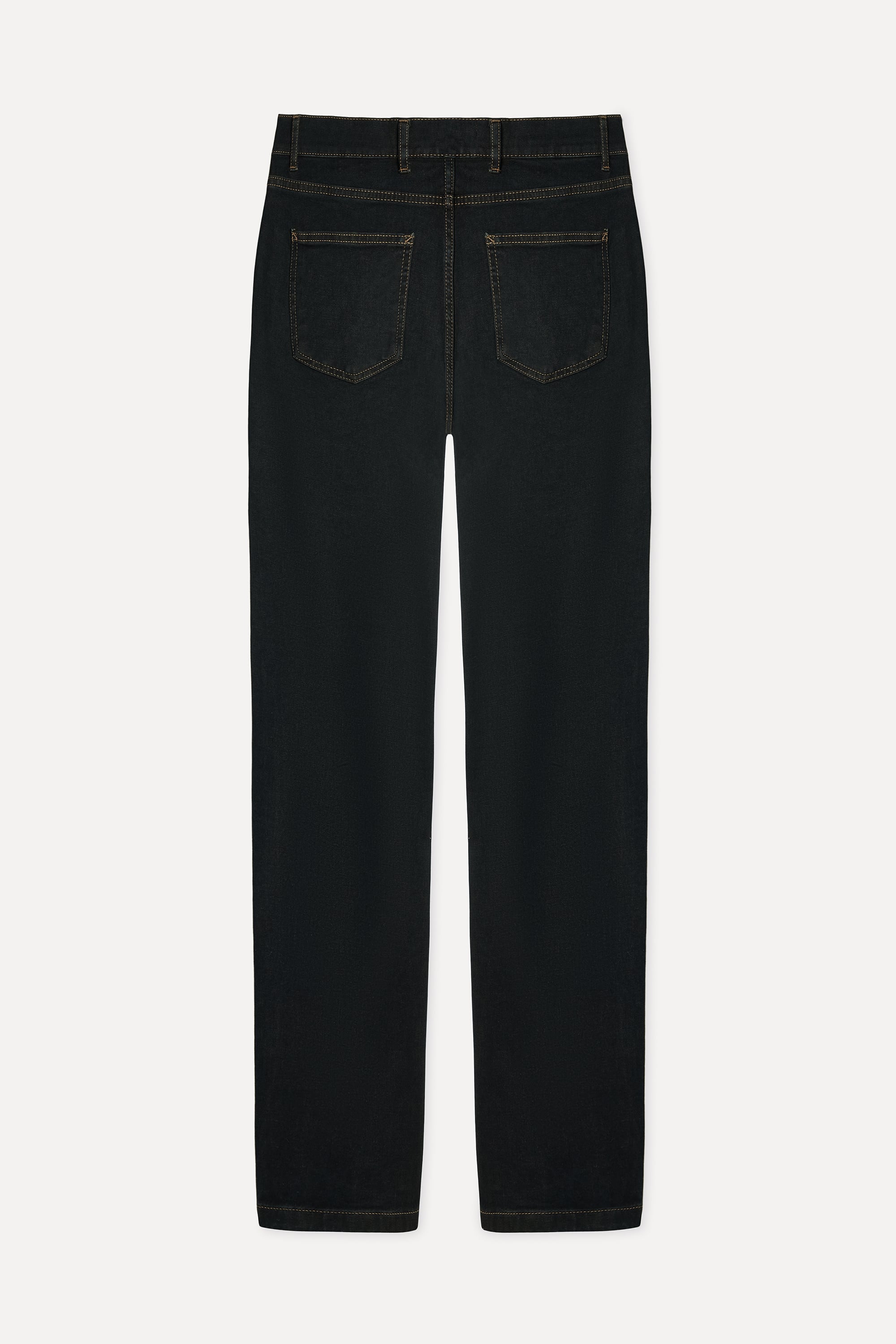 Erkek İndigo Straight Fit Jean Pantolon