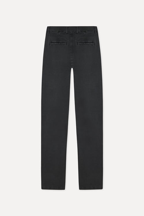 Erkek Antrasit Slim Straight Fit Chino Pantolon