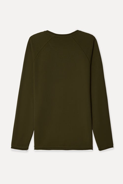  Erkek Kahverengi Bisiklet Yaka Sweatshirt