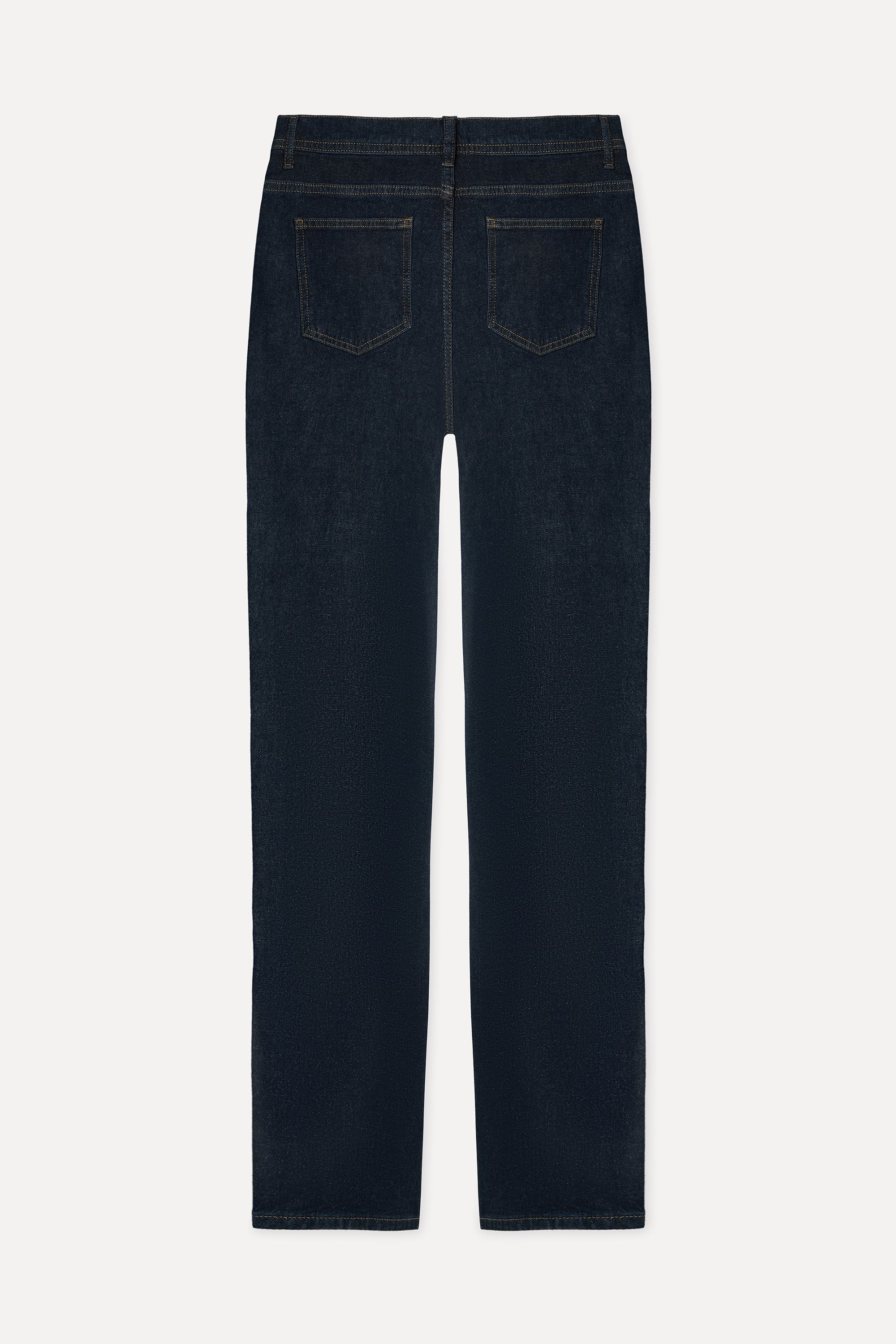 Erkek İndigo Straight Fit Jean Pantolon