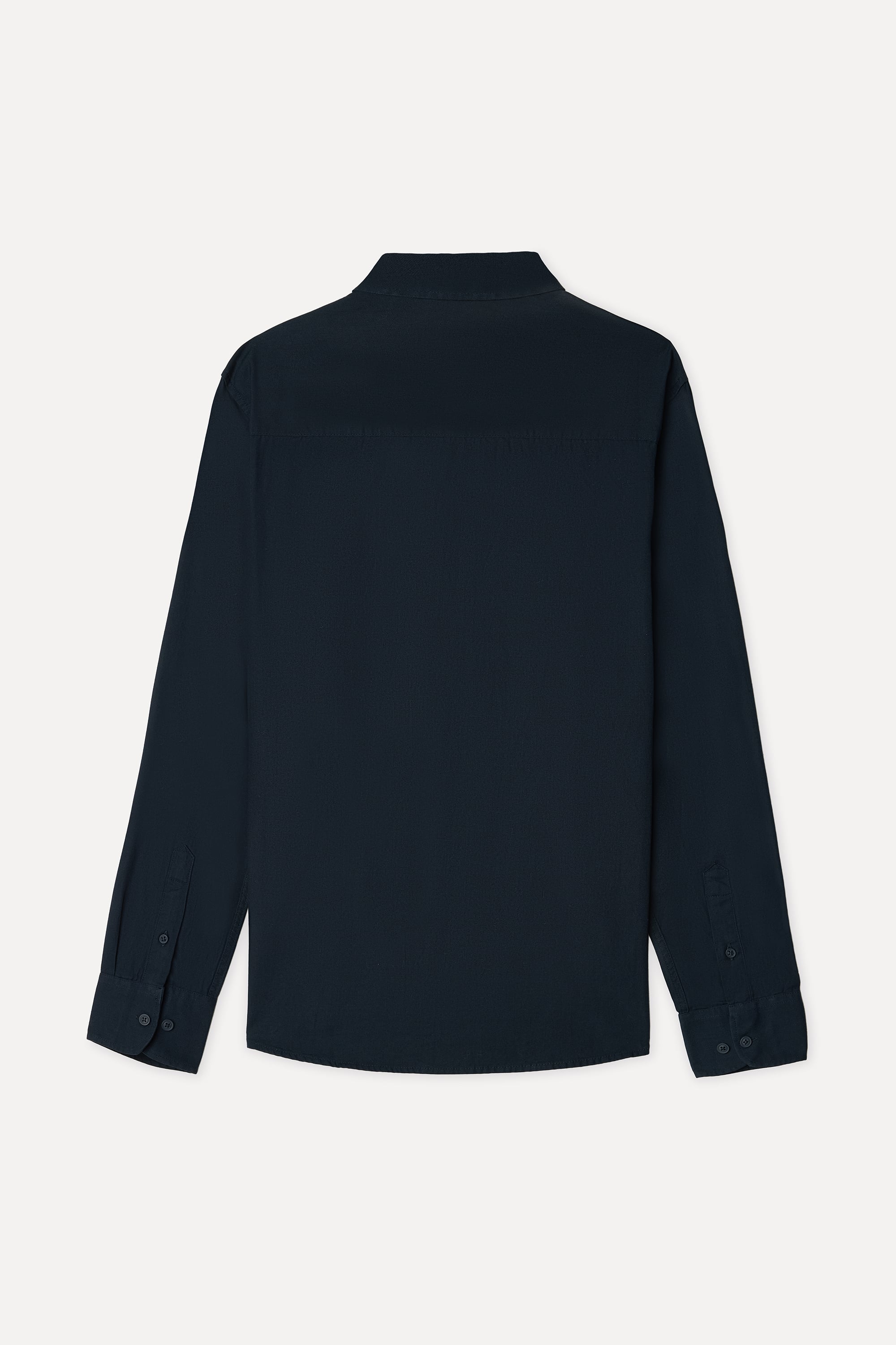 Erkek Lacivert Regular Fit Uzun Kollu Gömlek