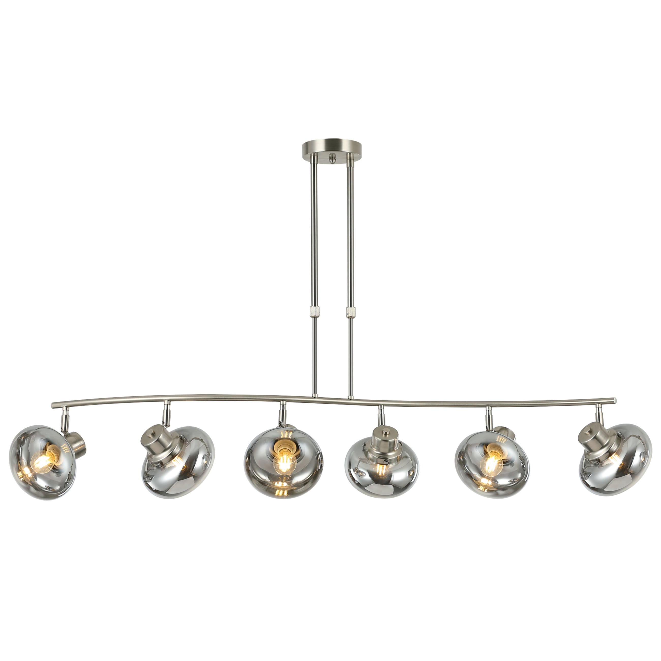 ASTERIA 6'LI SIRALI AVİZE 28X80X120CM
