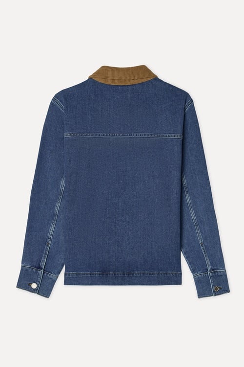 Kadın İndigo Regular Fit Jean Ceket