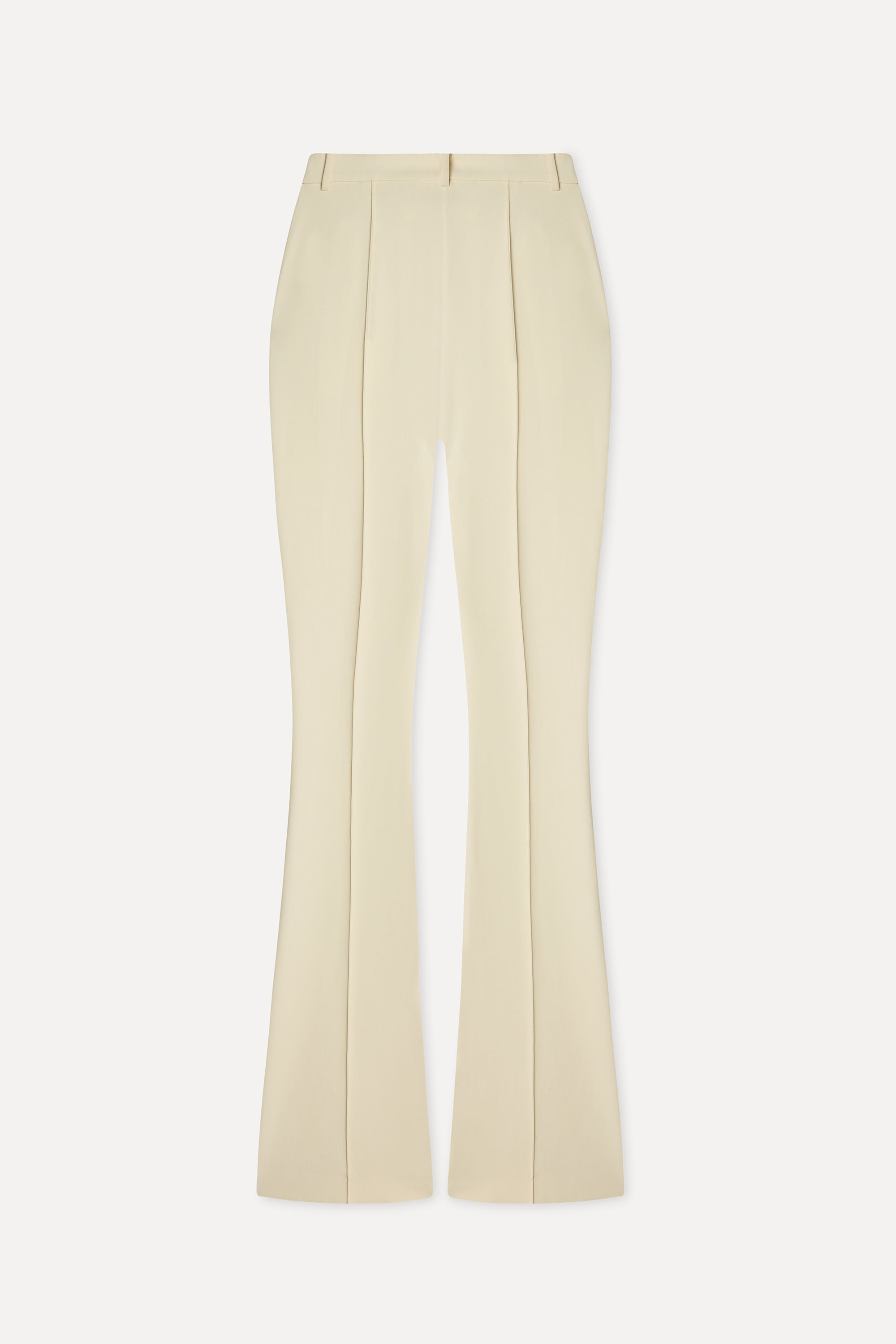 Kadın Ekru Flare Fit Pantolon