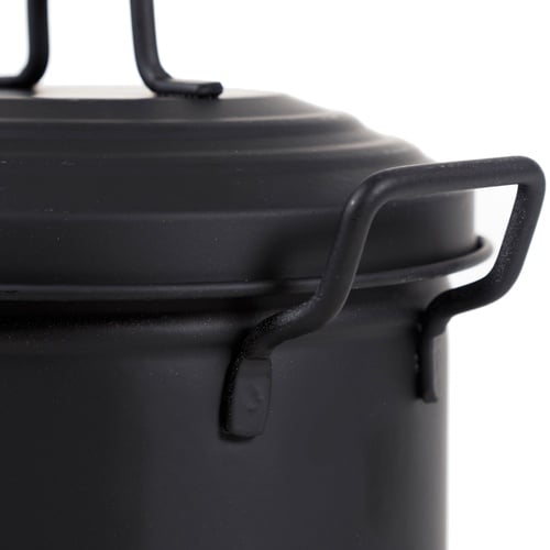 MİNİ ÇÖP KOVASI MAT SİYAH 3,5 LT