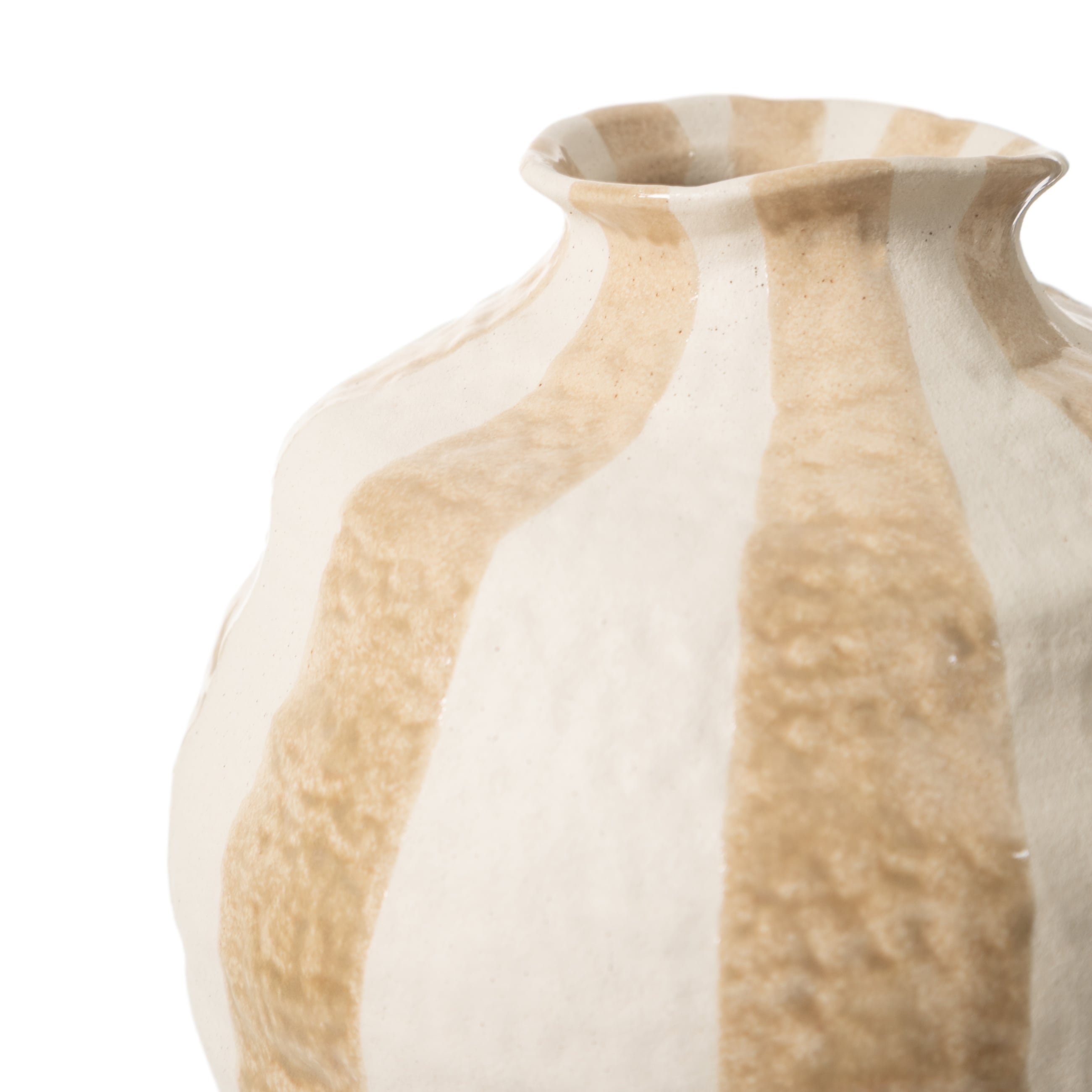 PULSE BEIGE VAZO  26X30 CM