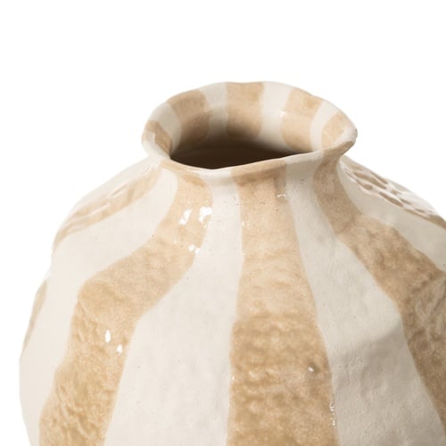 PULSE BEIGE VAZO  26X30 CM