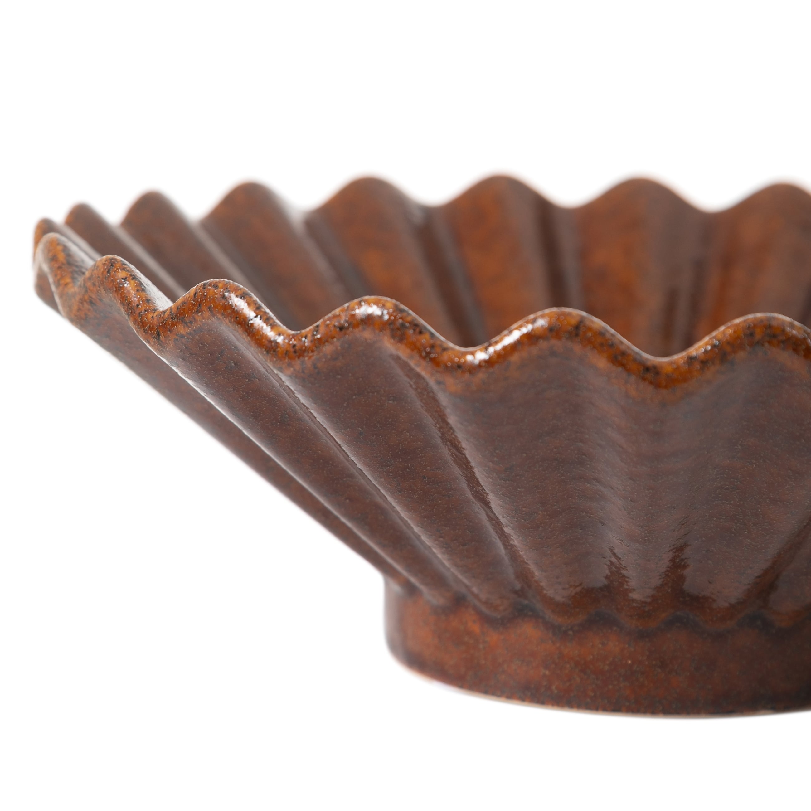 FLUTED DEKORATİF KASE 25X9 CM