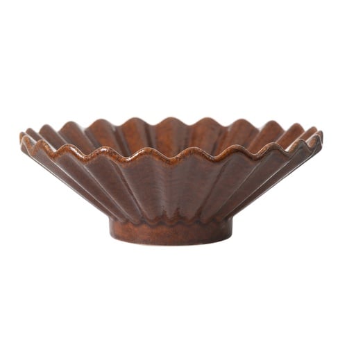 FLUTED DEKORATİF KASE 25X9 CM