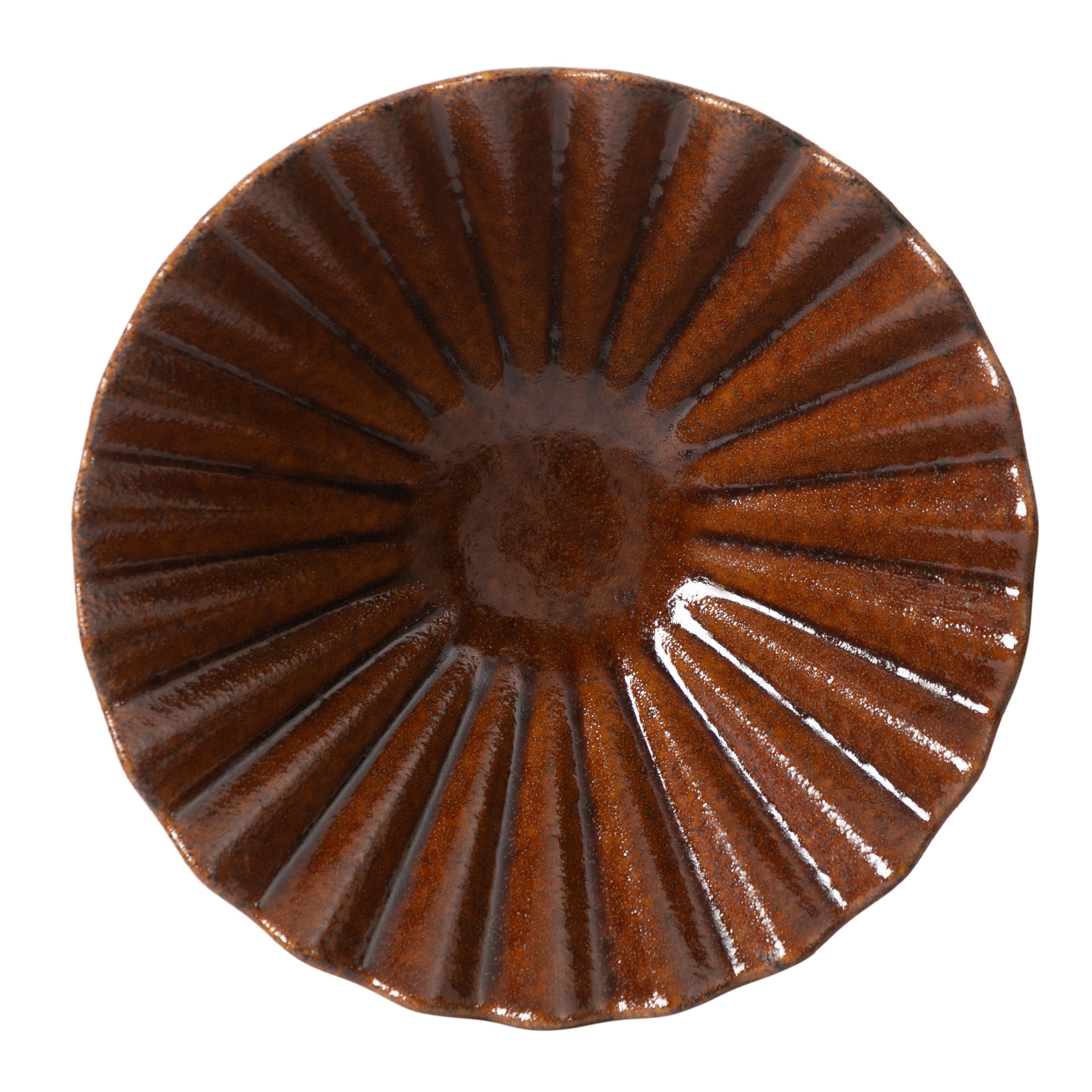 FLUTED DEKORATİF KASE 25X9 CM