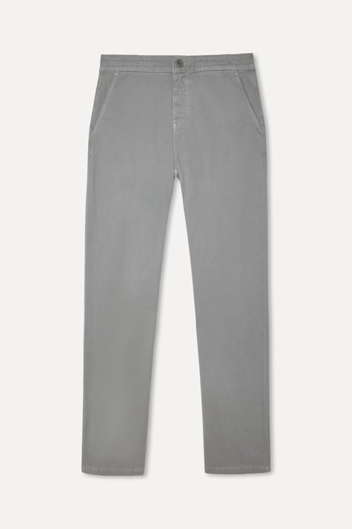Erkek Gri Straight Fit Pantolon