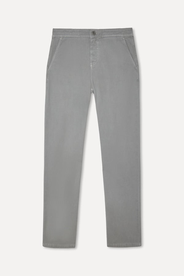 Erkek Gri Straight Fit Pantolon