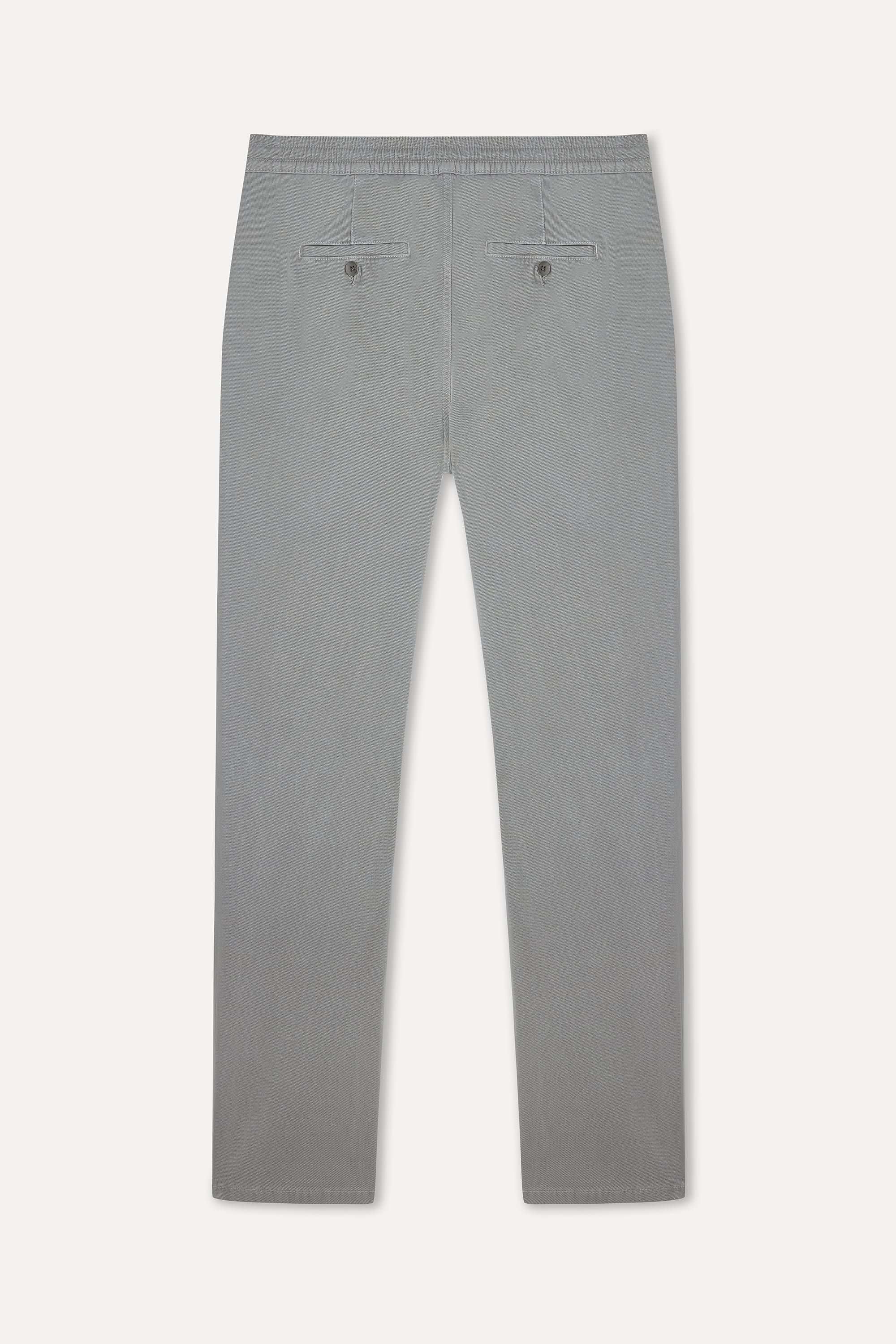 Erkek Gri Straight Fit Pantolon