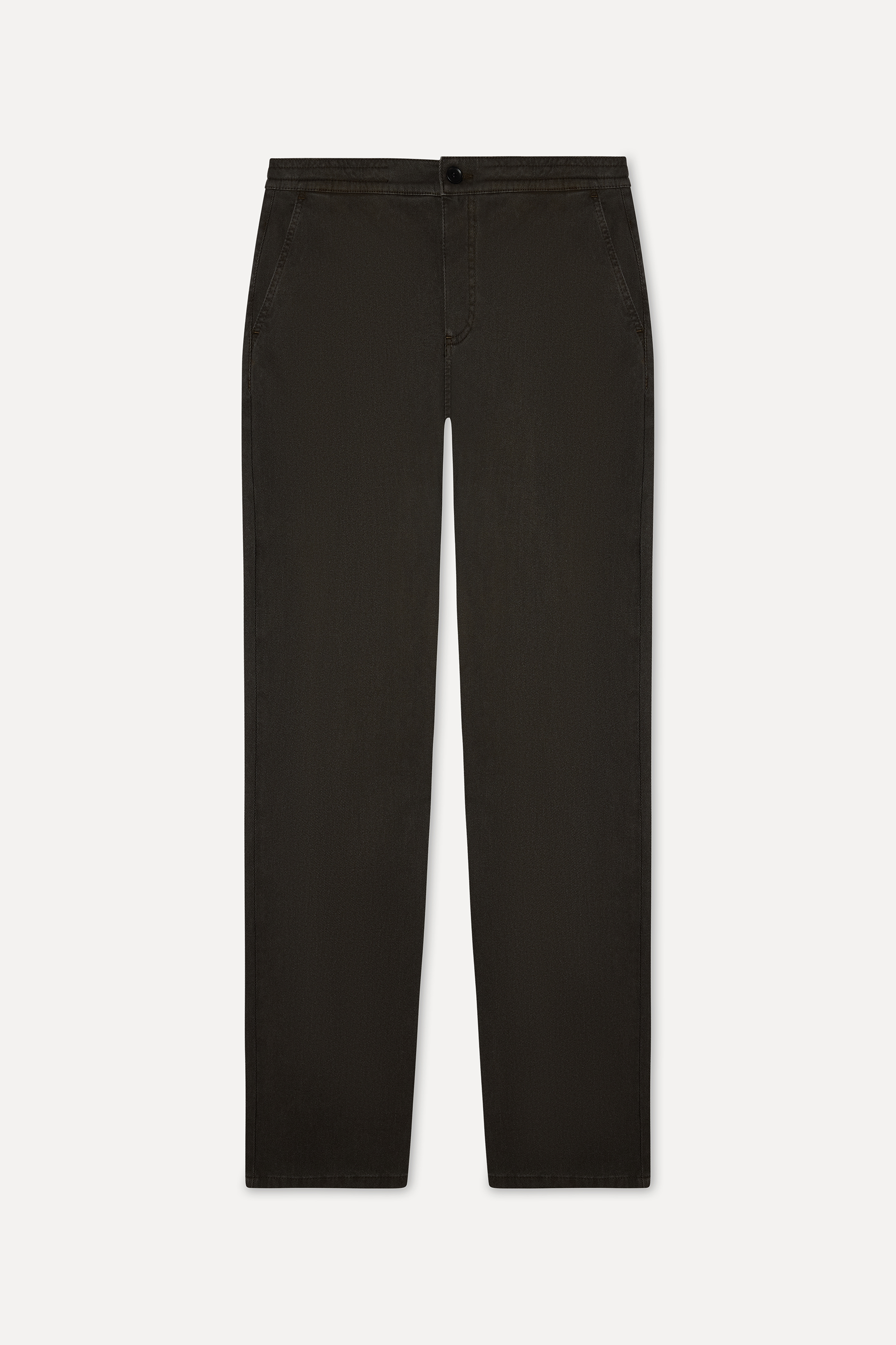 Erkek Kahverengi Straight Fit Pantolon