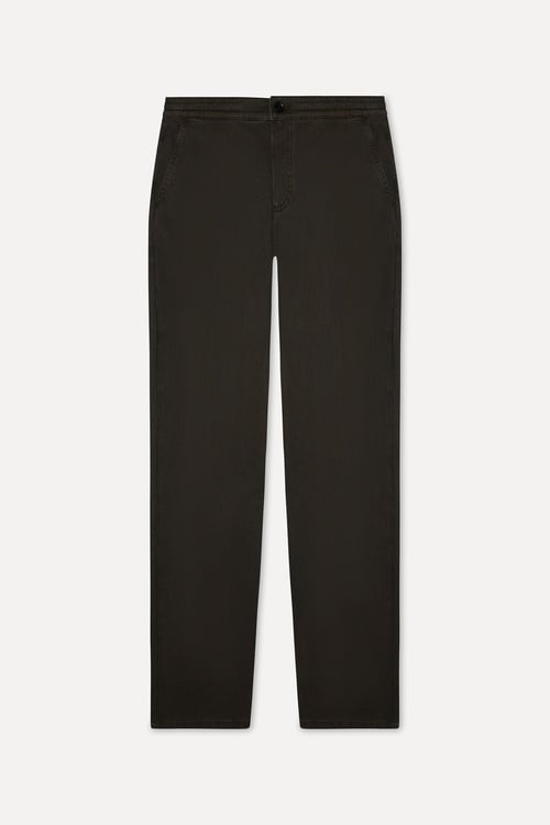 Erkek Kahverengi Straight Fit Pantolon