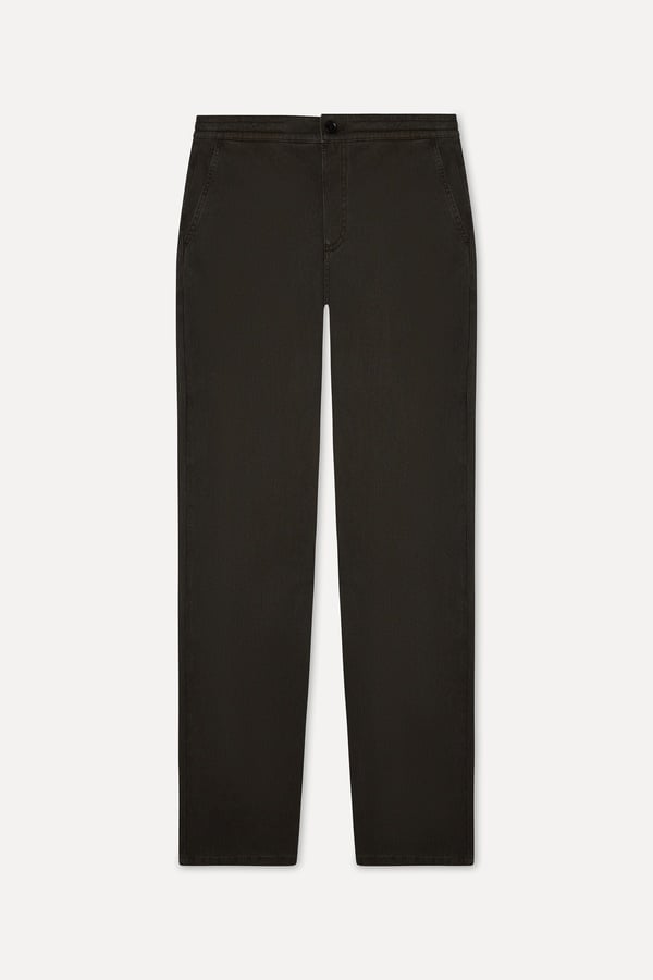 Erkek Kahverengi Straight Fit Pantolon