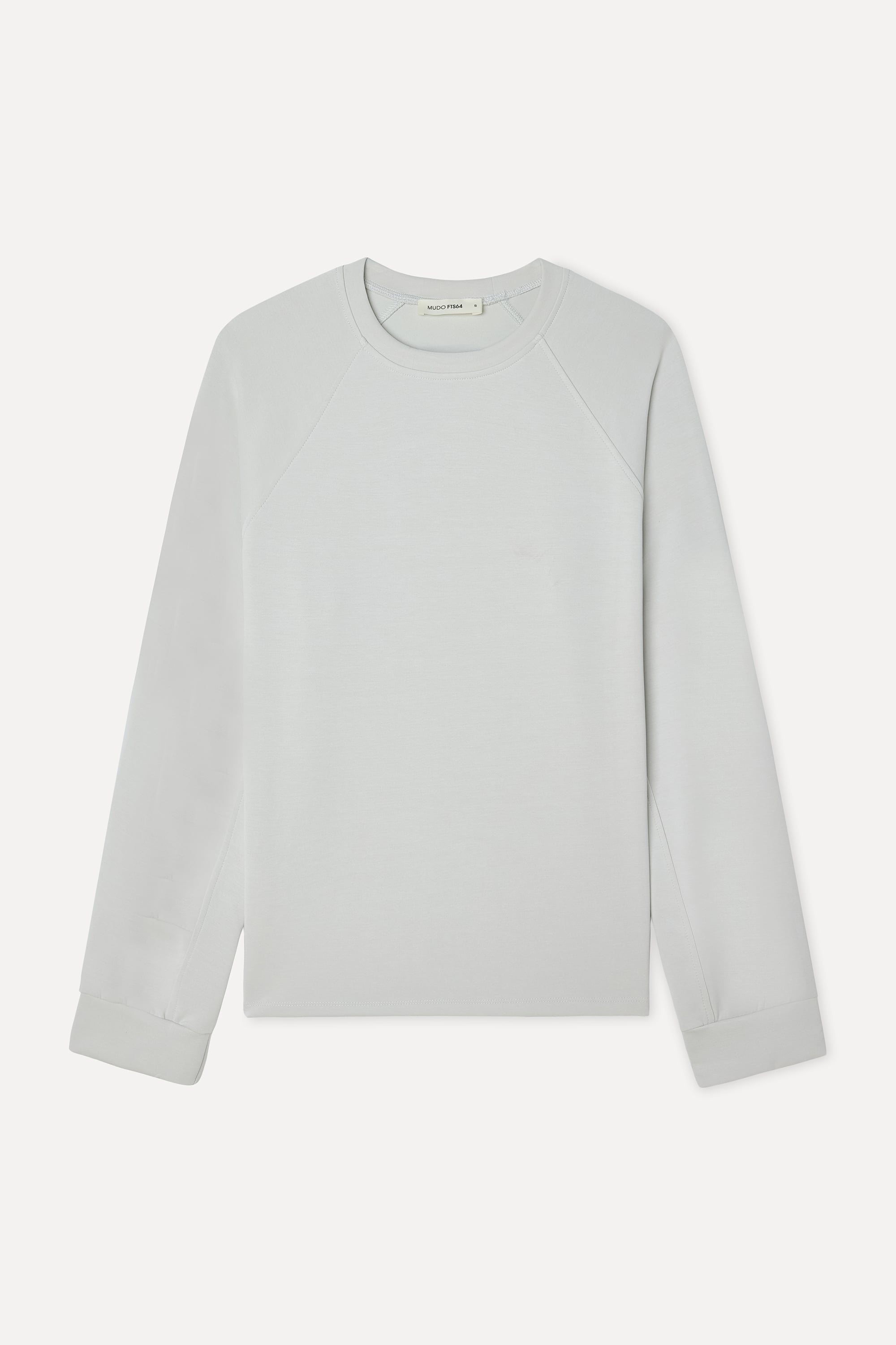 Kadın Taş Rengi Modal Karışımlı Loose Fit Bisiklet Yaka Sweatshirt