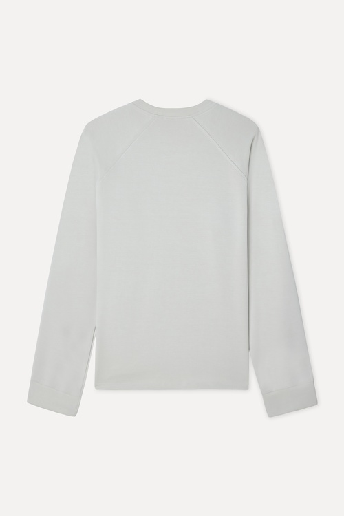Kadın Taş Rengi Modal Karışımlı Loose Fit Bisiklet Yaka Sweatshirt