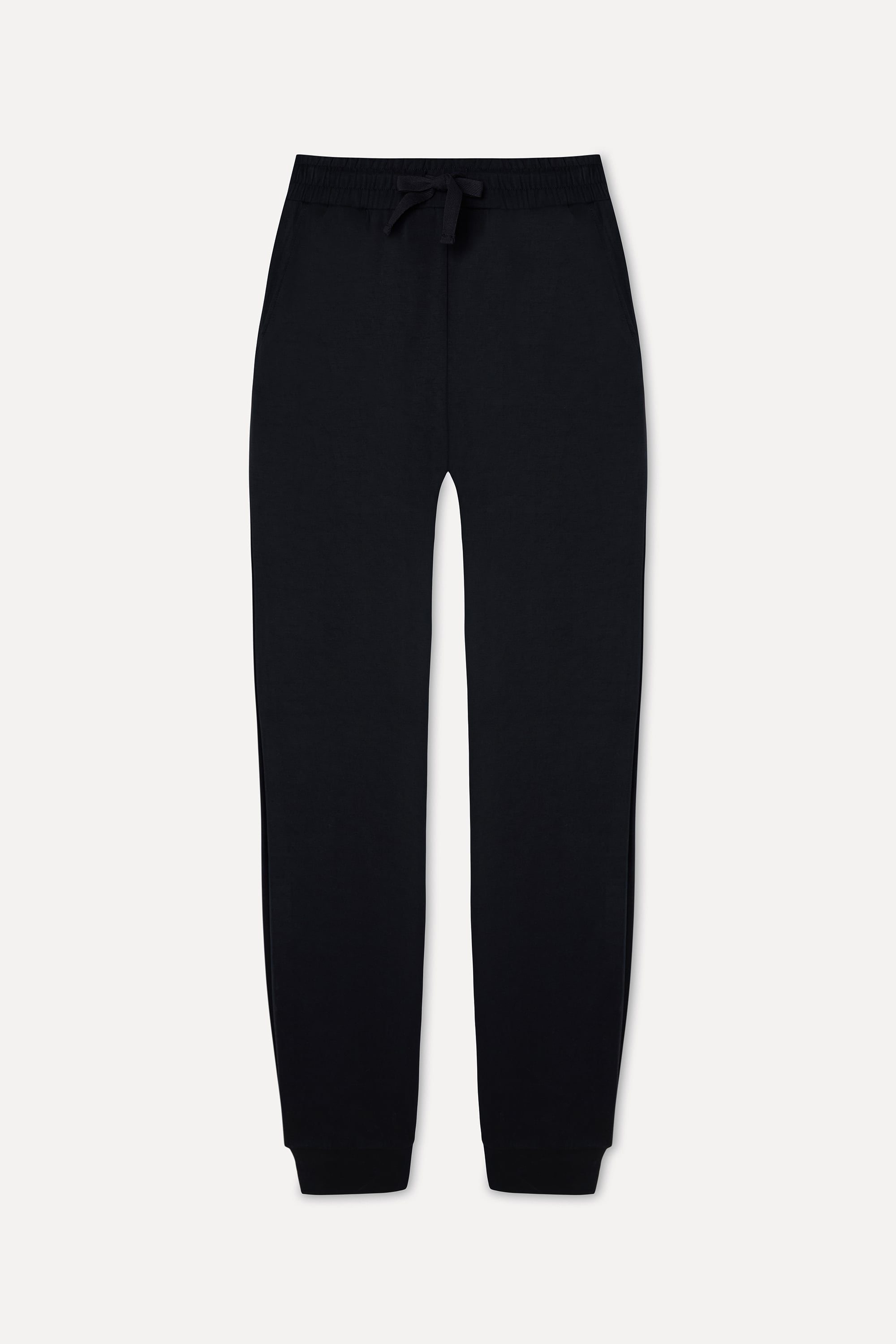 Kadın Siyah Modal Karışımlı Jogger Pantolon
