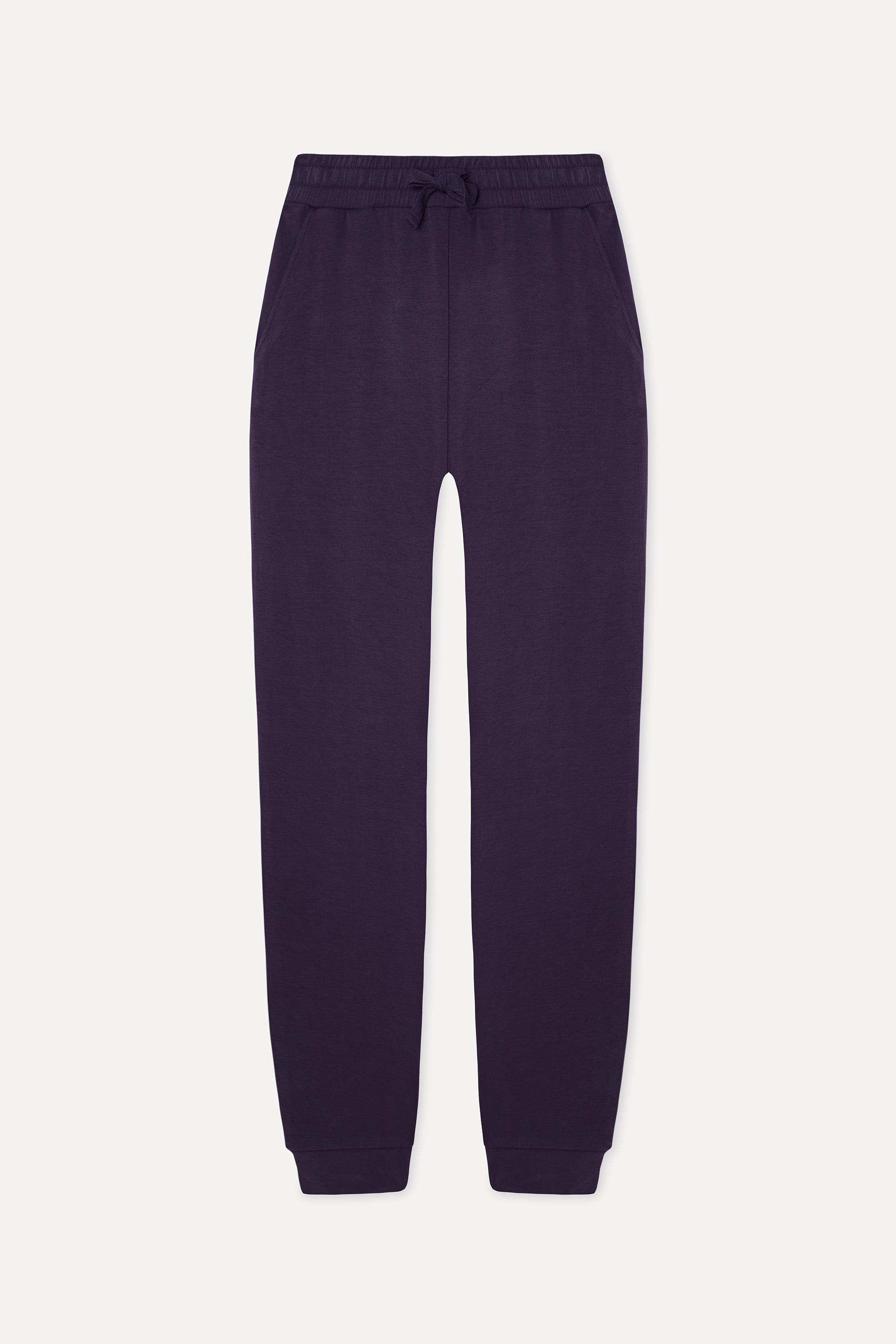 Kadın Mürdüm Modal Karışımlı Jogger Pantolon
